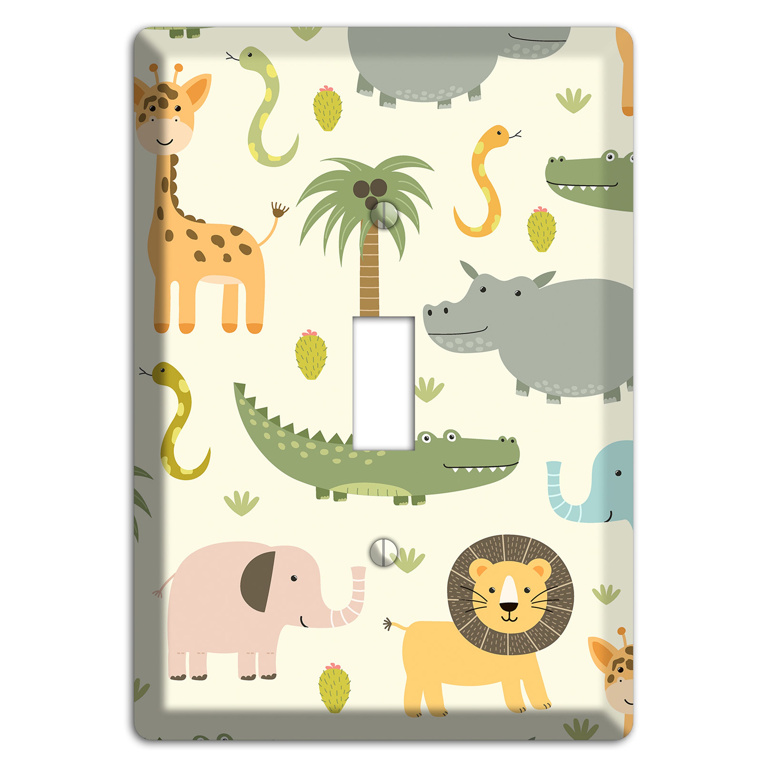 Jungle Friends (Cream) Cover Plates