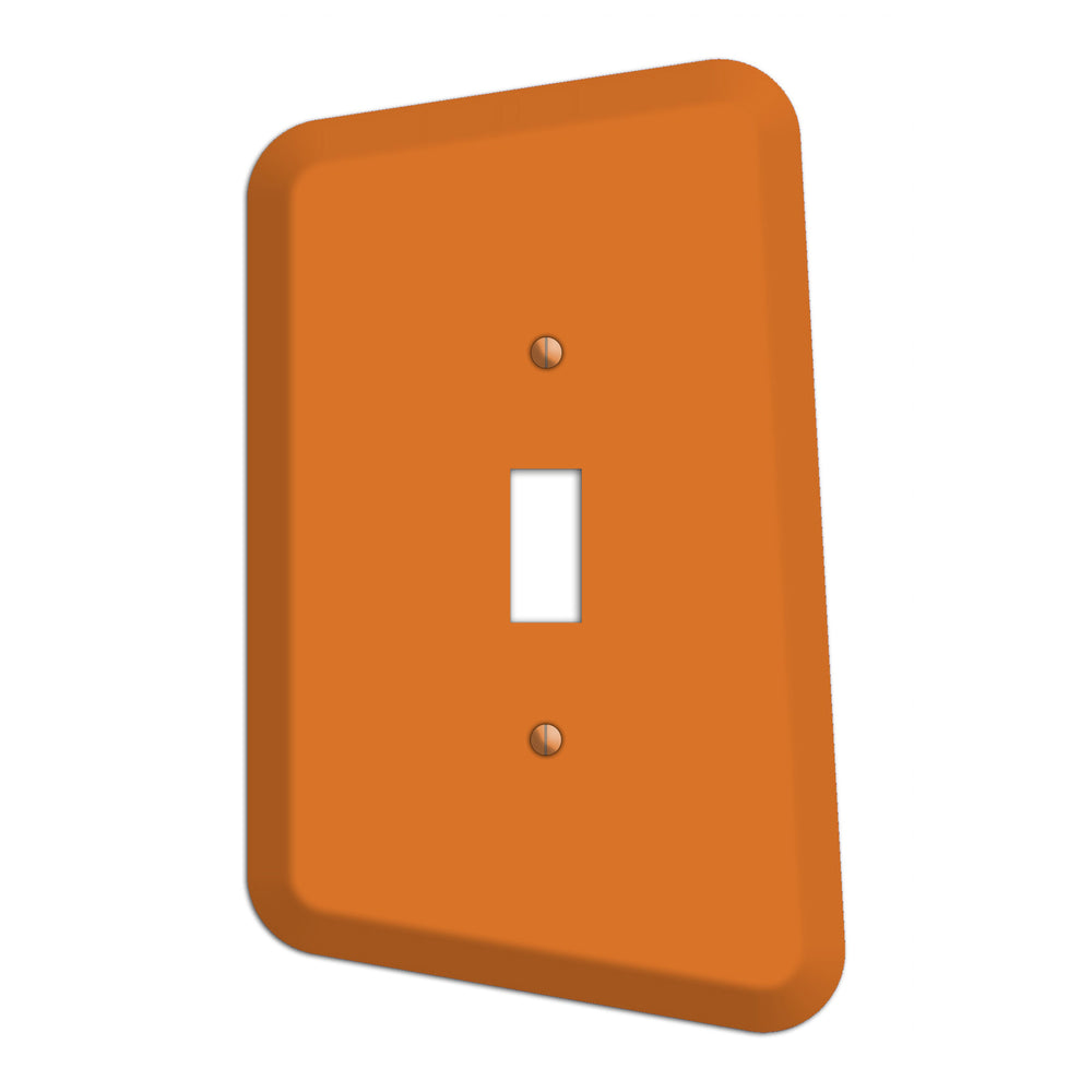 Pumpkin Mid-Century Asymmetra Cover Plates