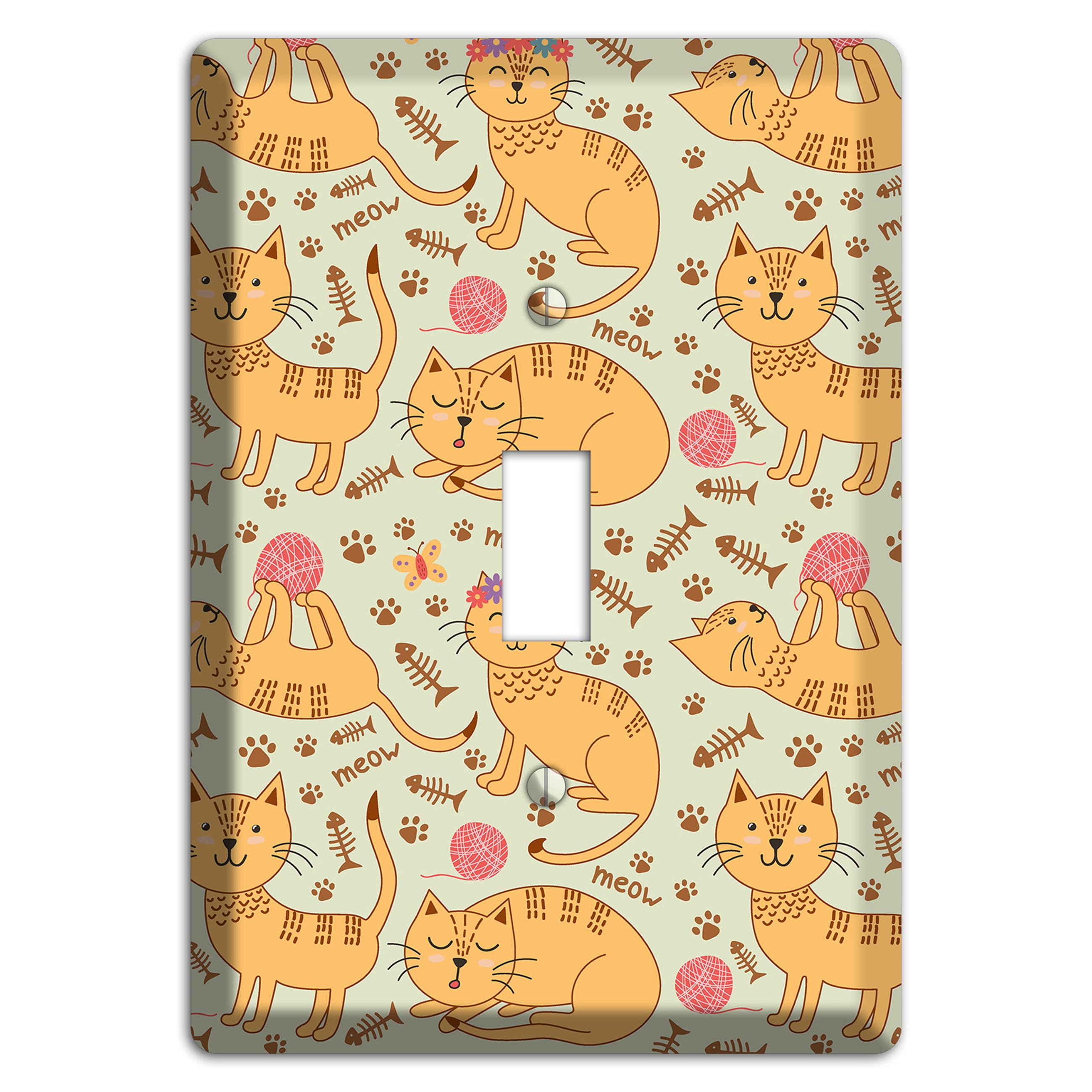 Meow Mix (Beige) Cover Plates