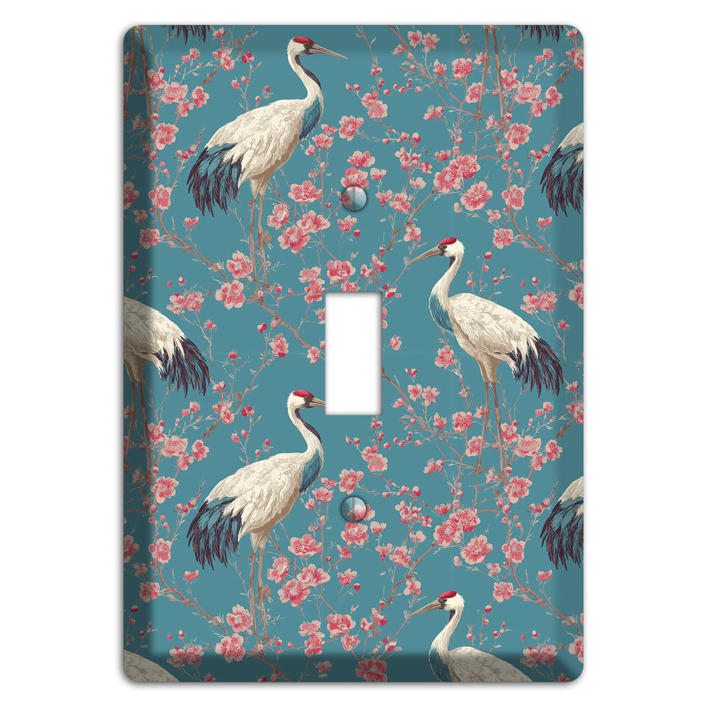 Azure Blossom Vigil Cover Plates
