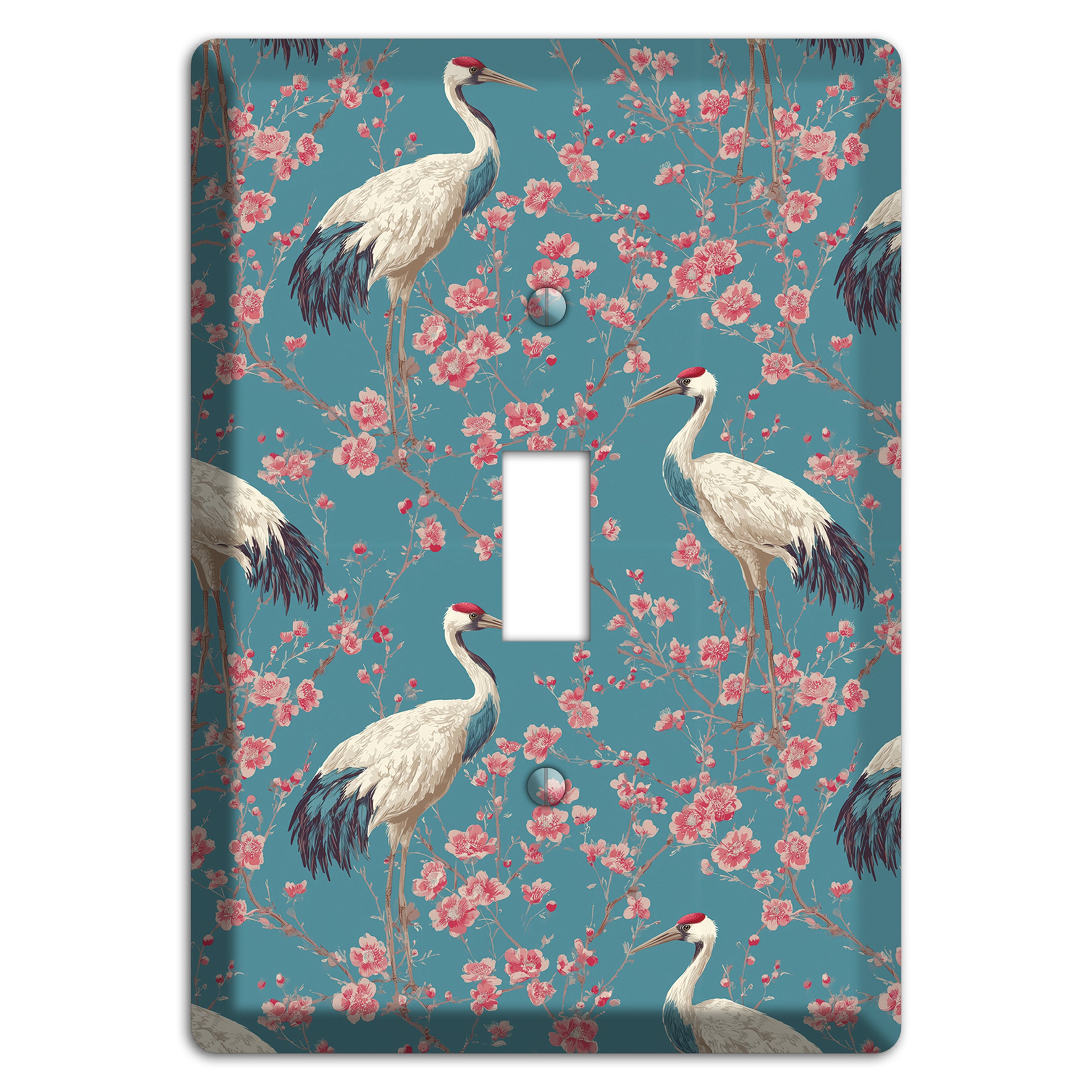 Azure Blossom Vigil Cover Plates