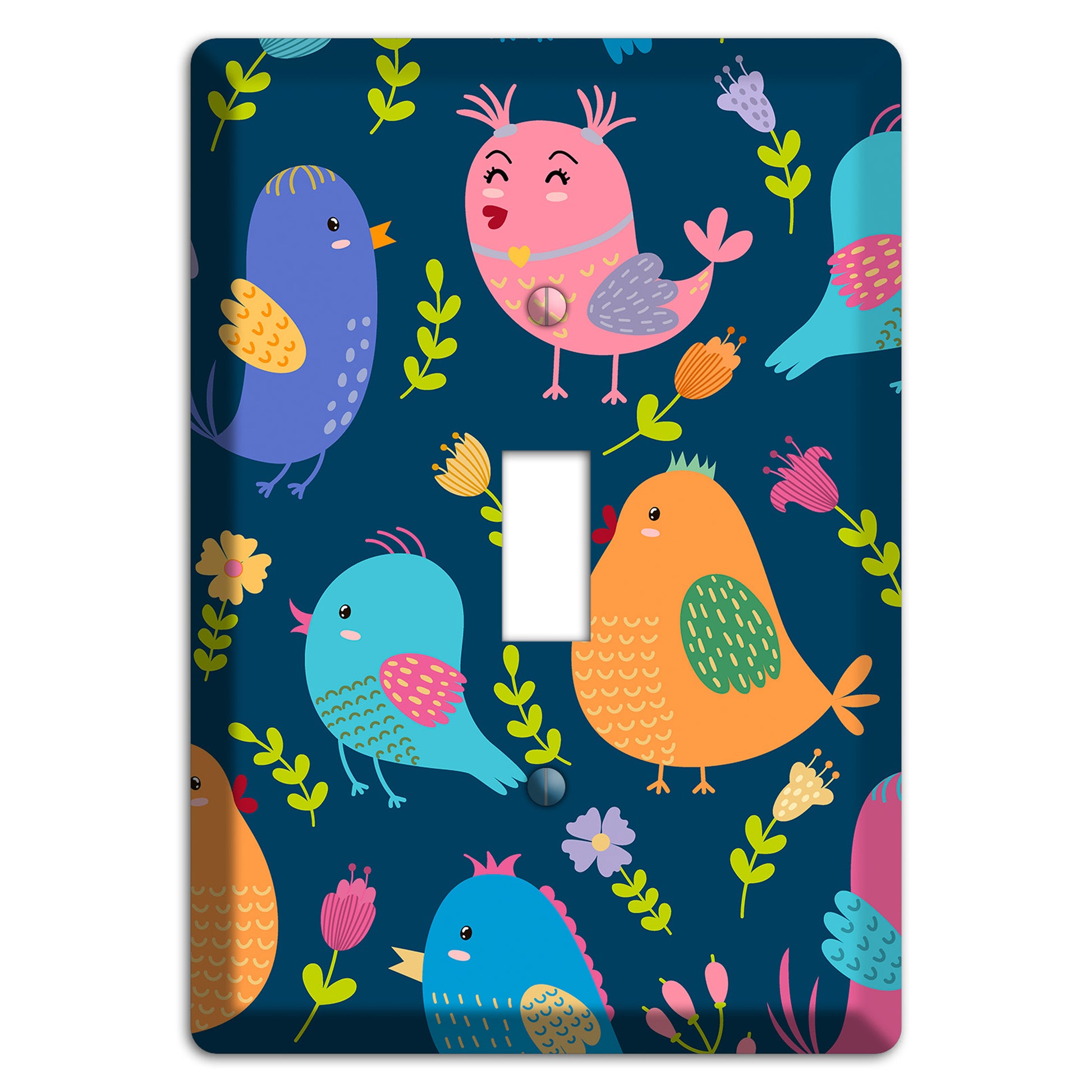 Jungle Chorus (Navy) Cover Plates