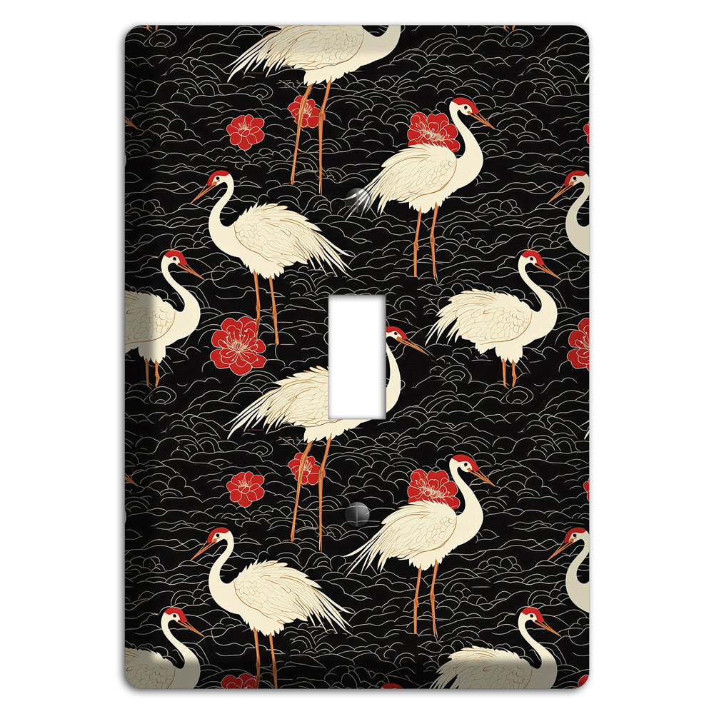 Ebony Crane Vigil Cover Plates
