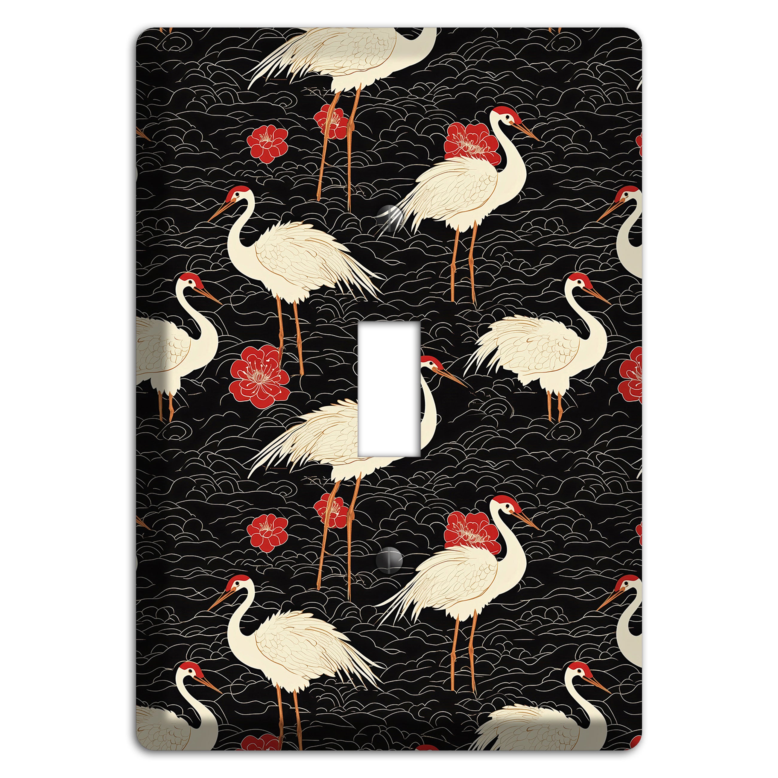 Ebony Crane Vigil Cover Plates