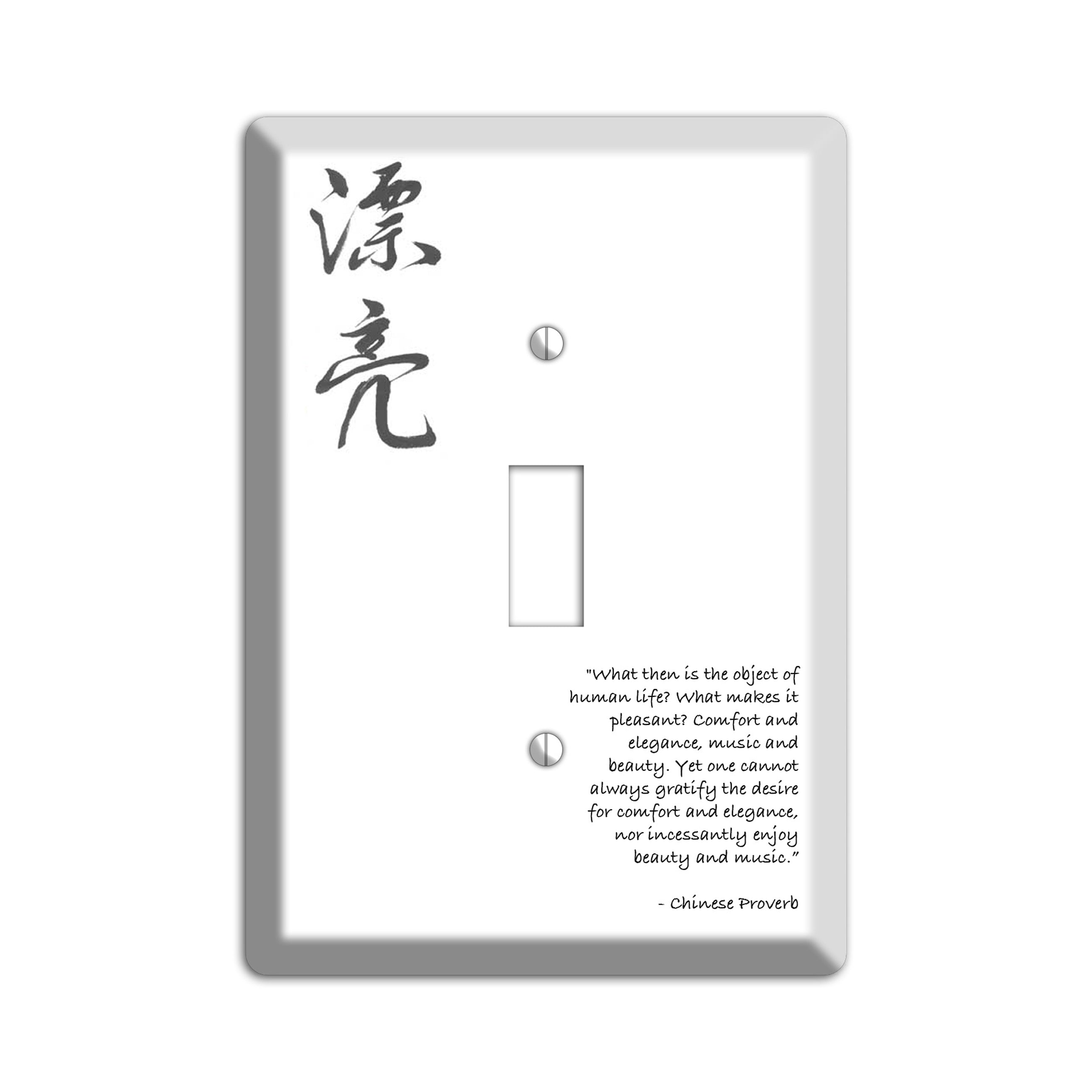 Beauty Chinese Proverbs Cover Plates