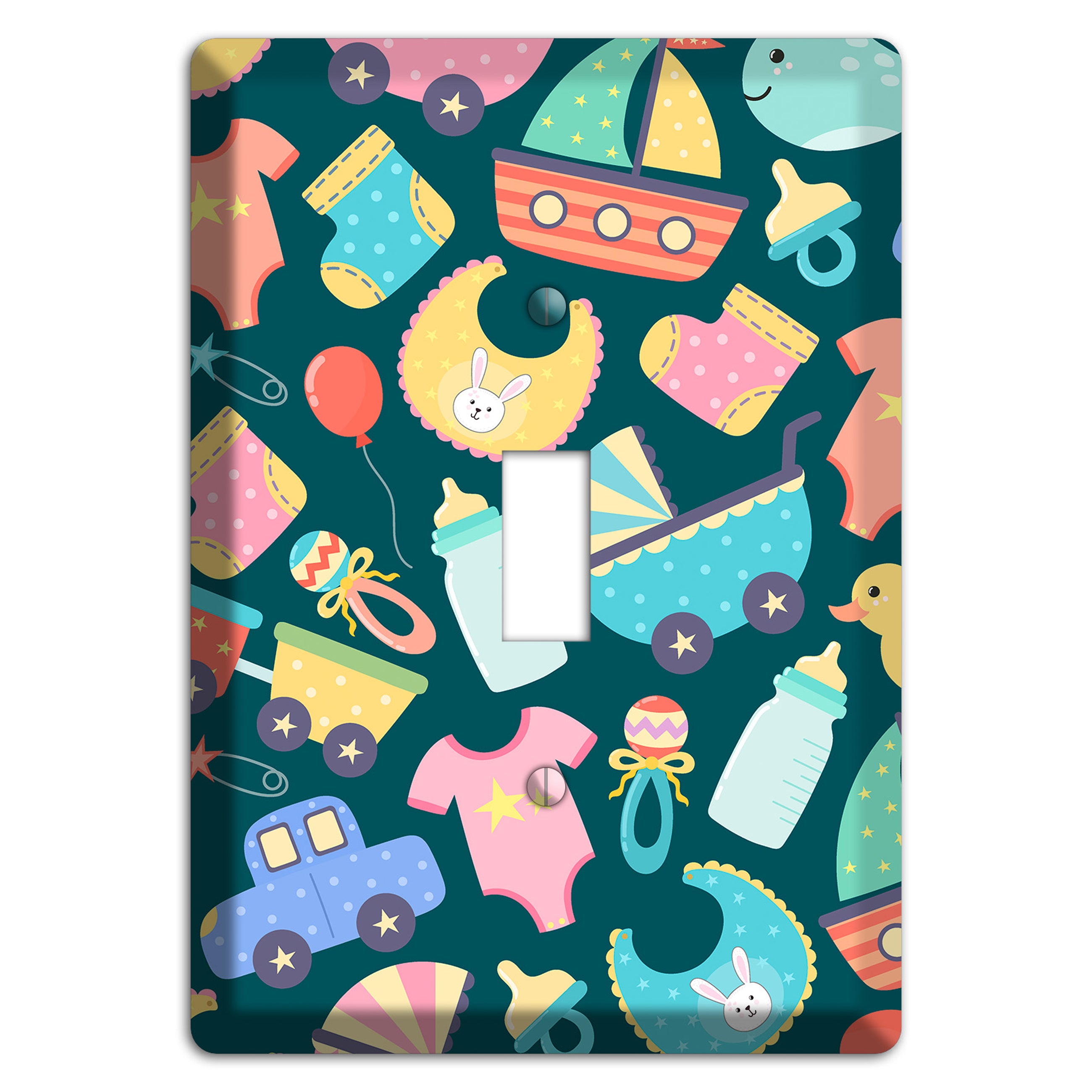 Baby Parade (Teal) Cover Plates