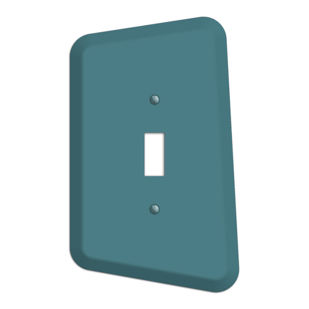 Turqouise Mid-Century Asymmetra Cover Plates
