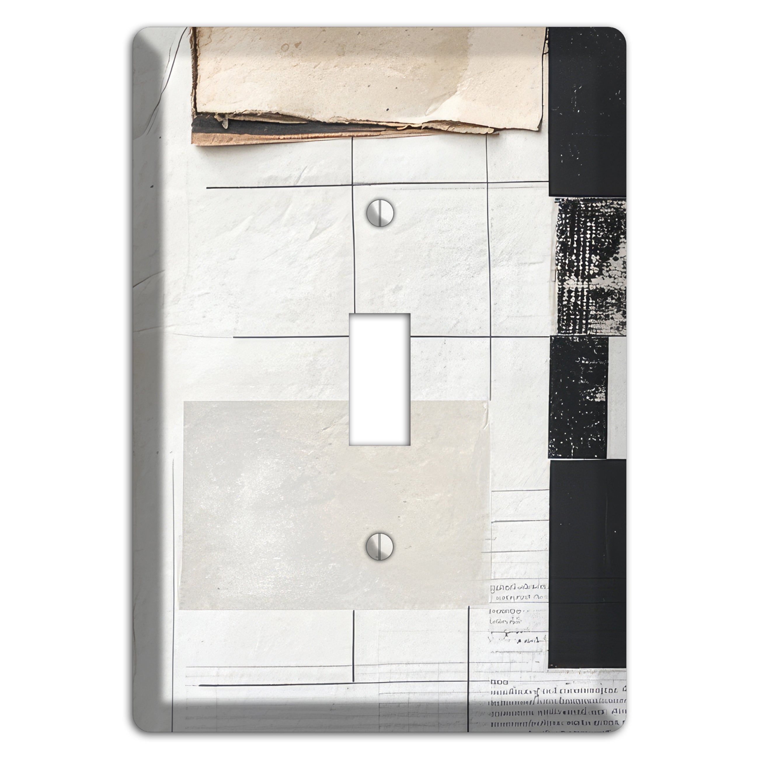 Torn Ledger Fragments Cover Plates