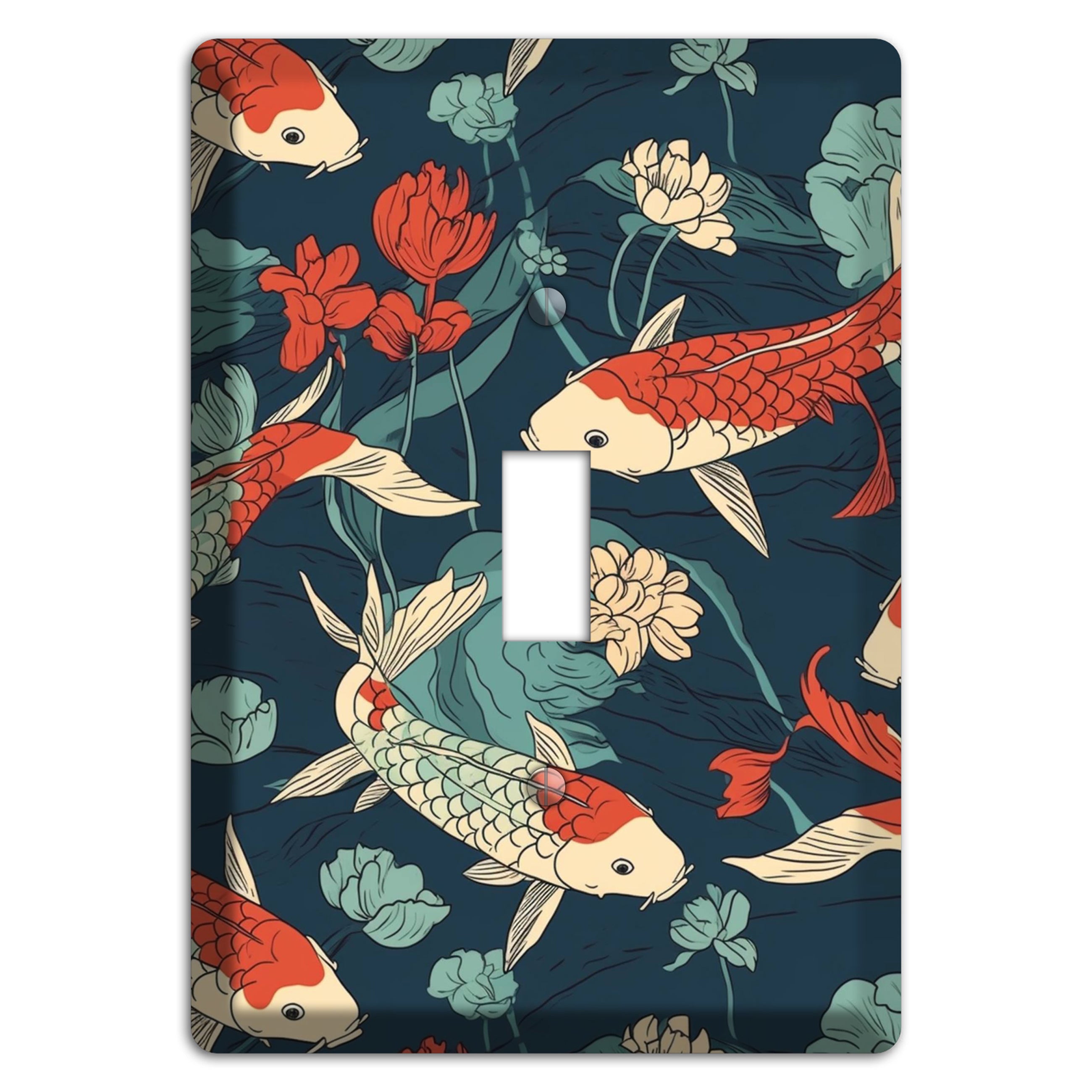 Koi & Lotus Drift Cover Plates