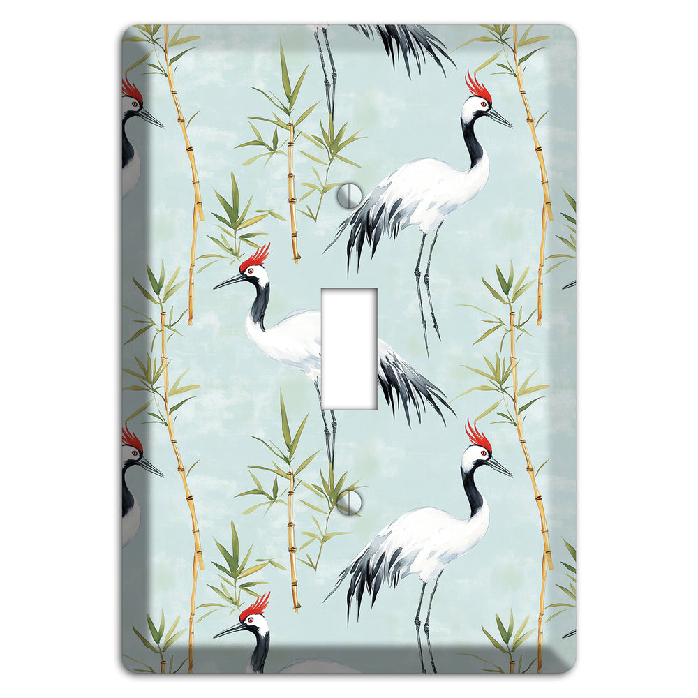 Celadon Bamboo Vigil Cover Plates