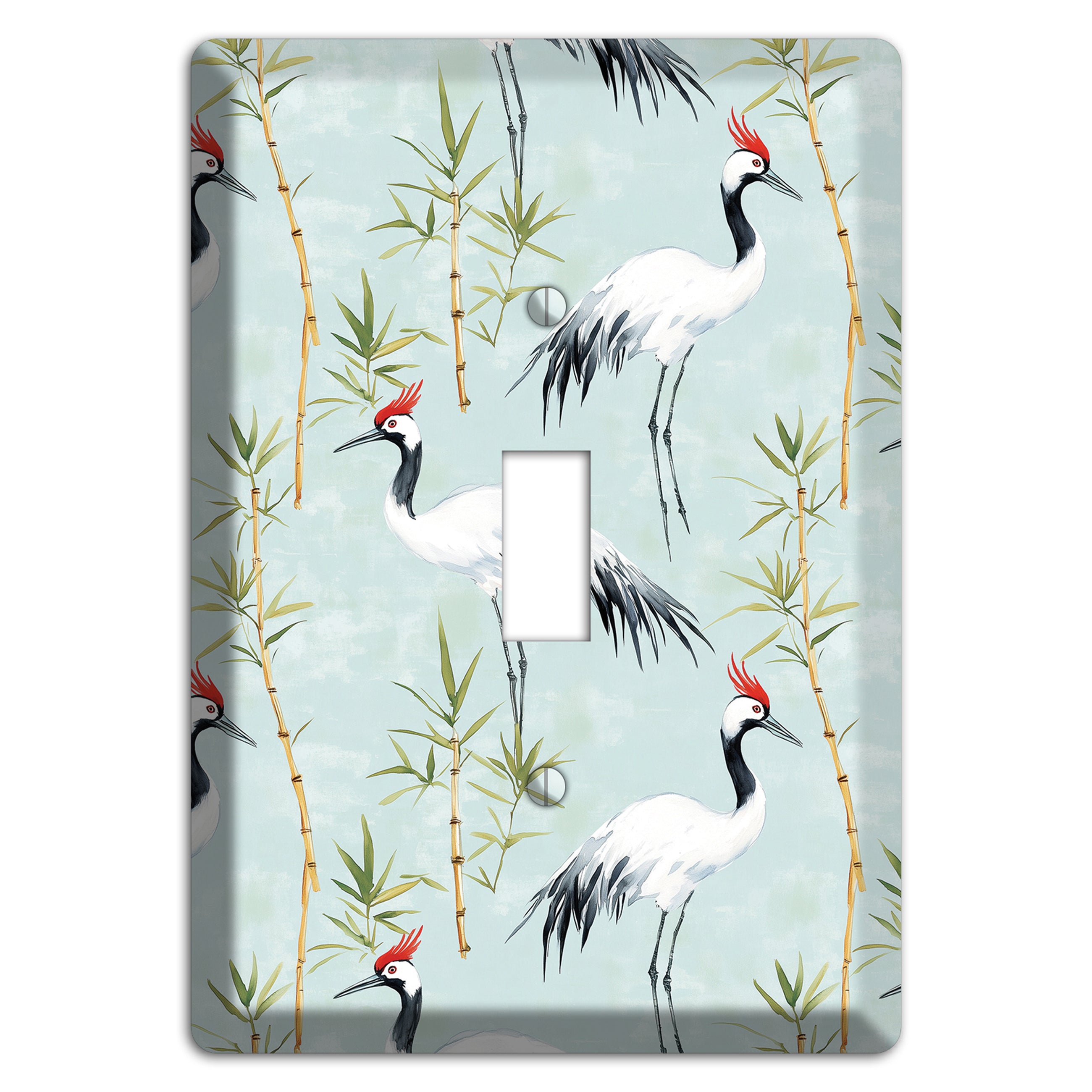 Celadon Bamboo Vigil Cover Plates
