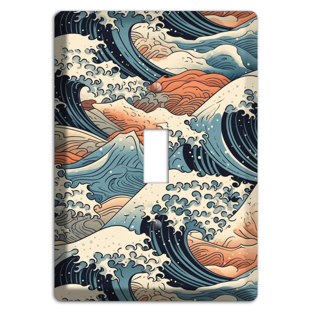 Crashing Tide Scroll Cover Plates