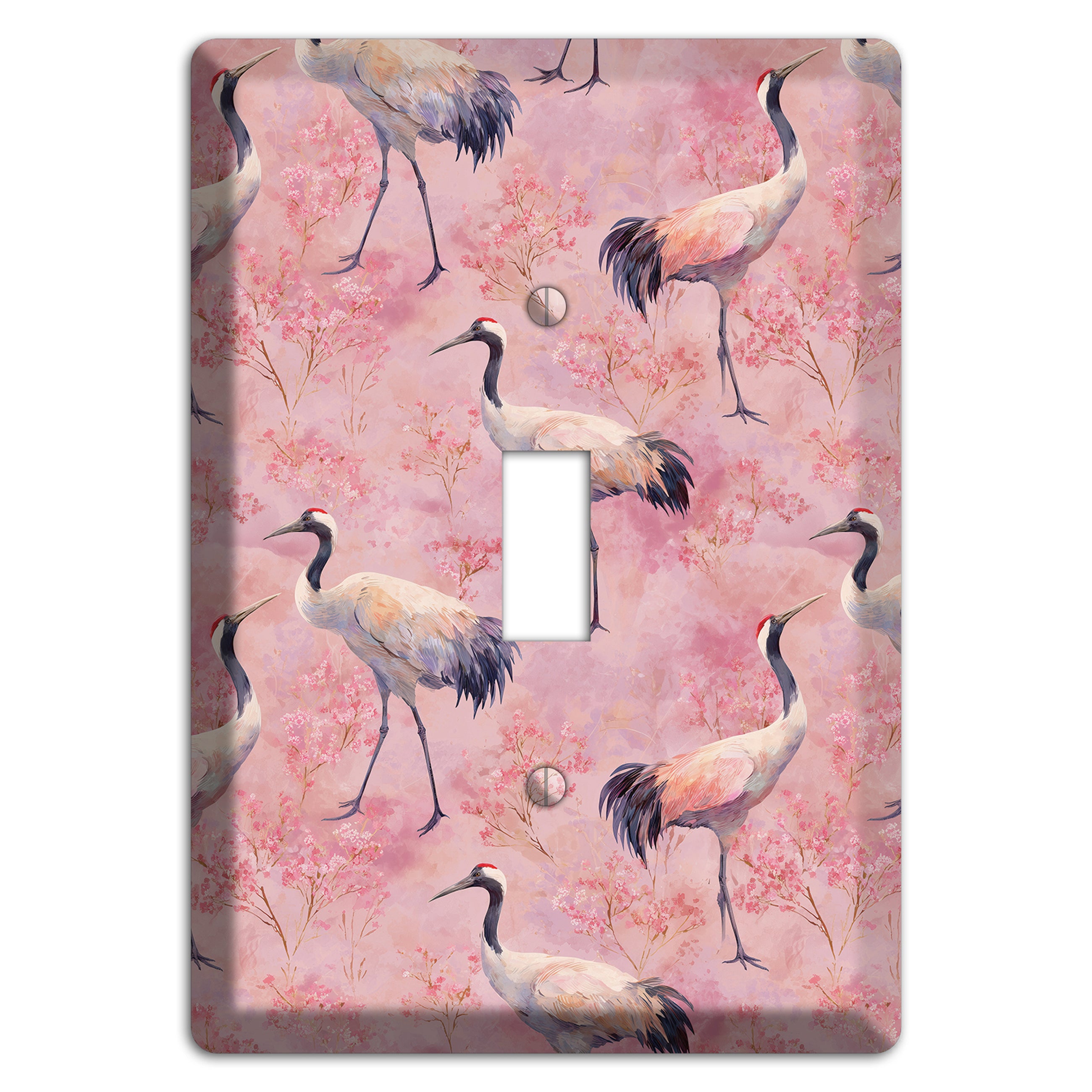 Blush Crane Reverie Cover Plates