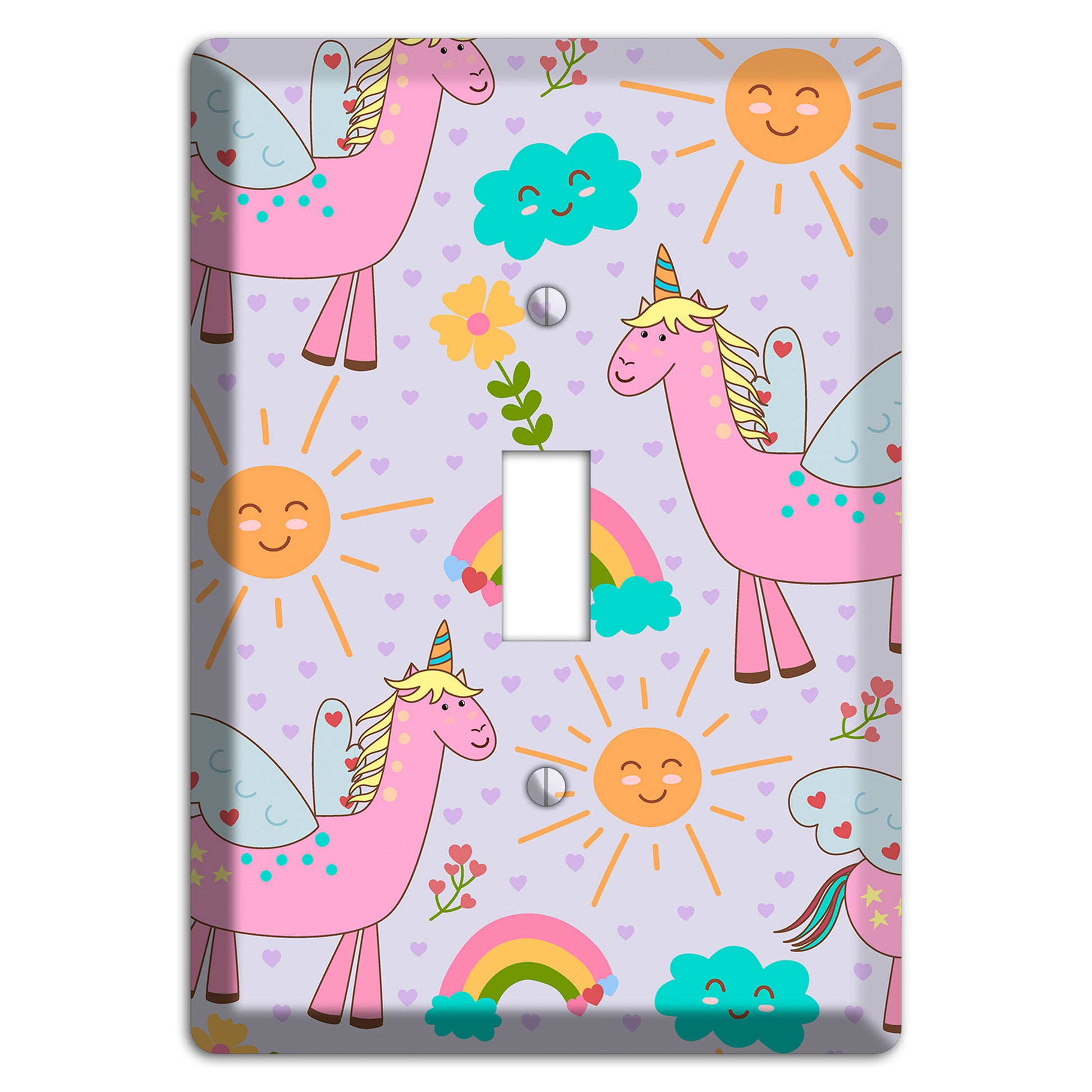 Magic Meadow (Lavender) Cover Plates