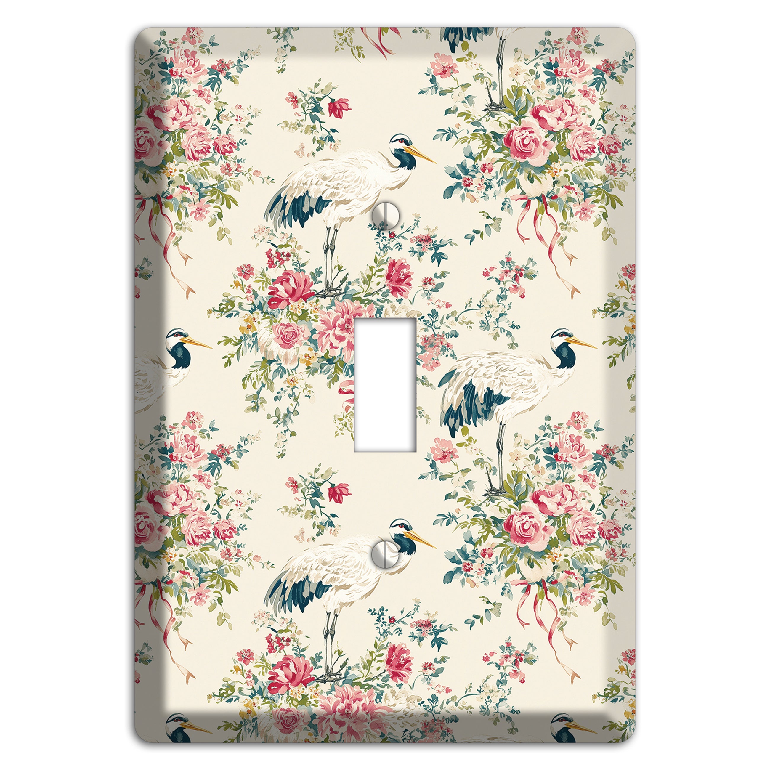 Blossom & Crane Cover Plates