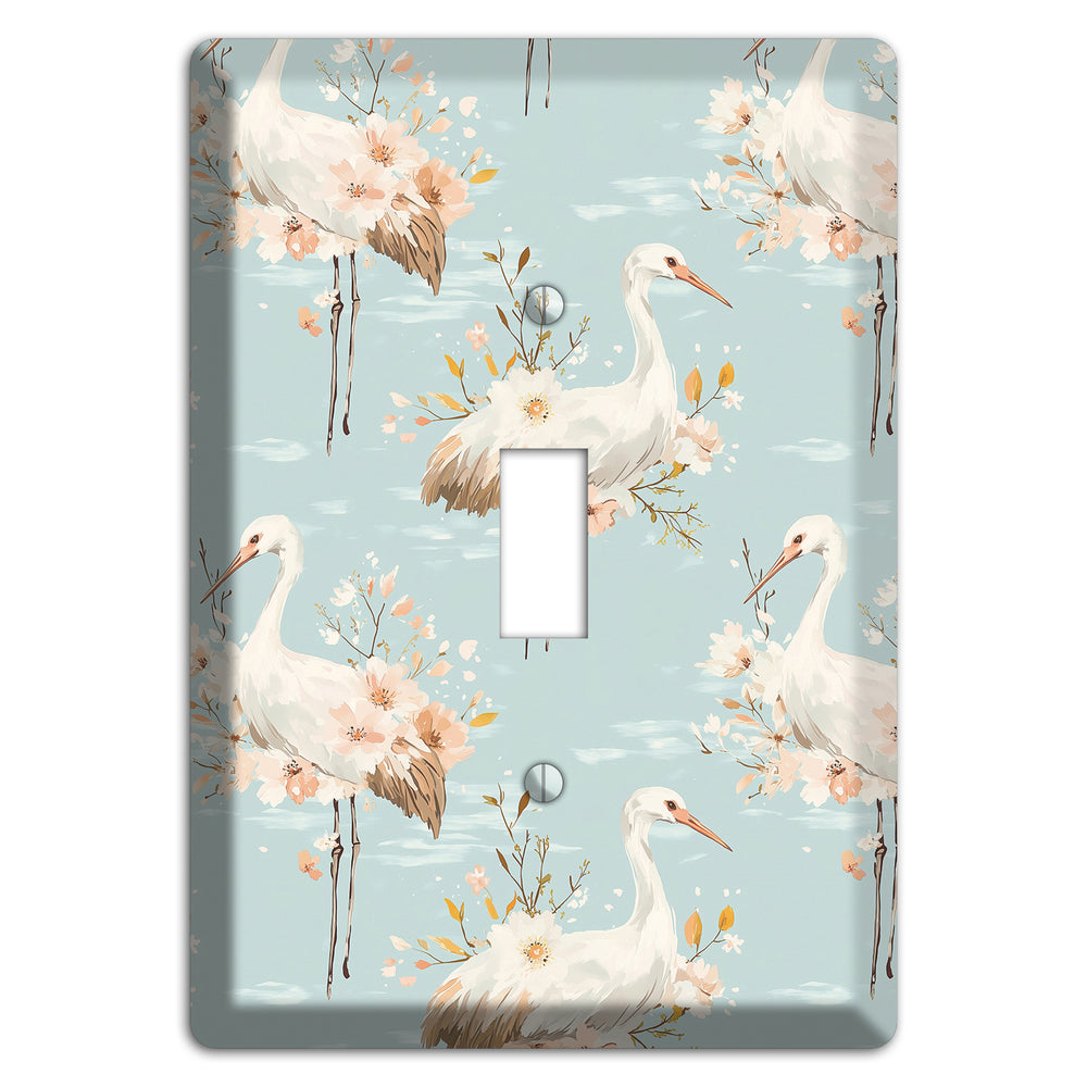 Celadon Crane Reverie Cover Plates