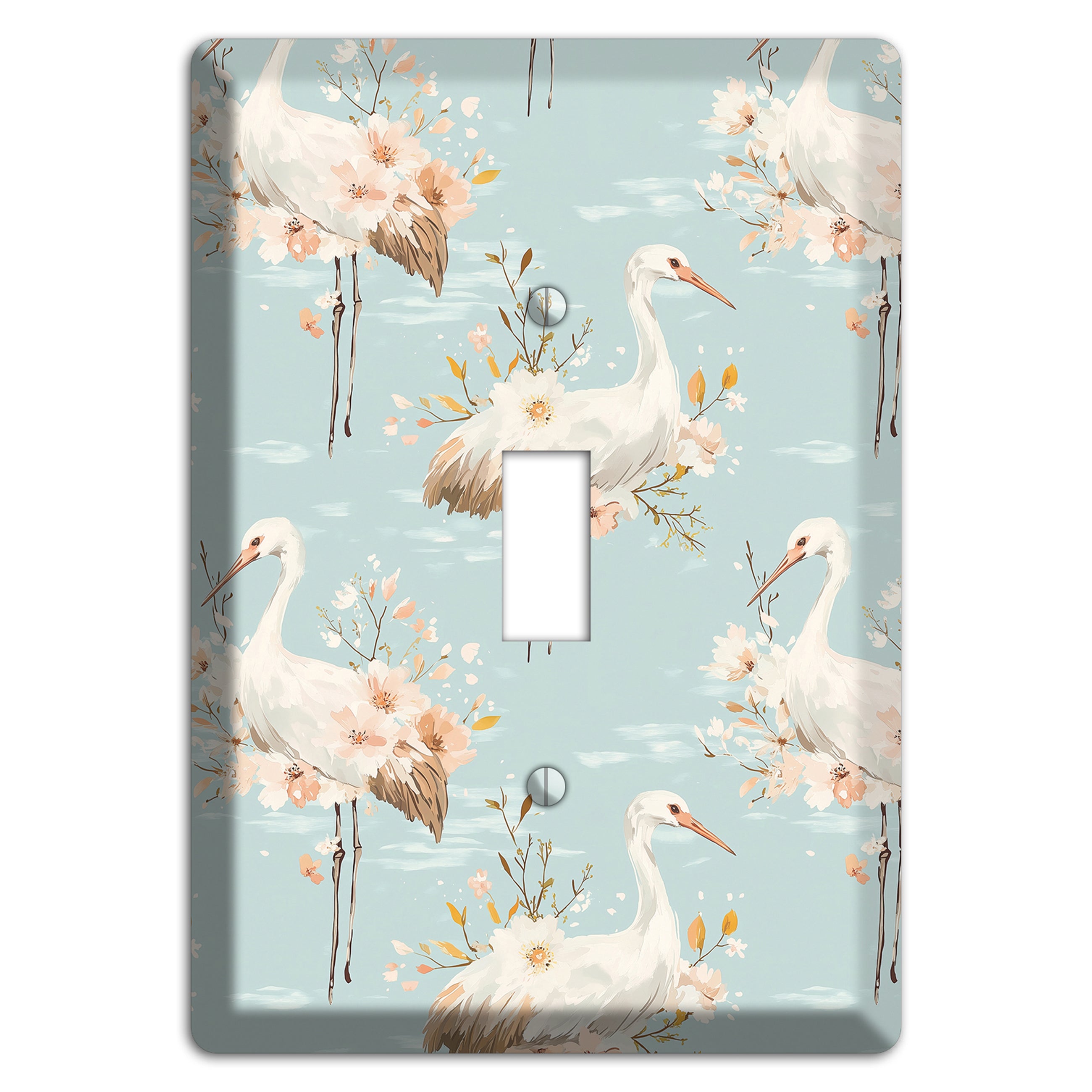 Celadon Crane Reverie Cover Plates