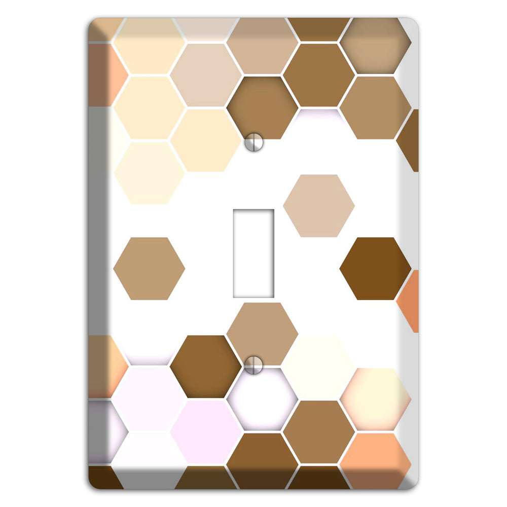 Hex Grid ‚Äì Sunset Terracotta Cover Plates