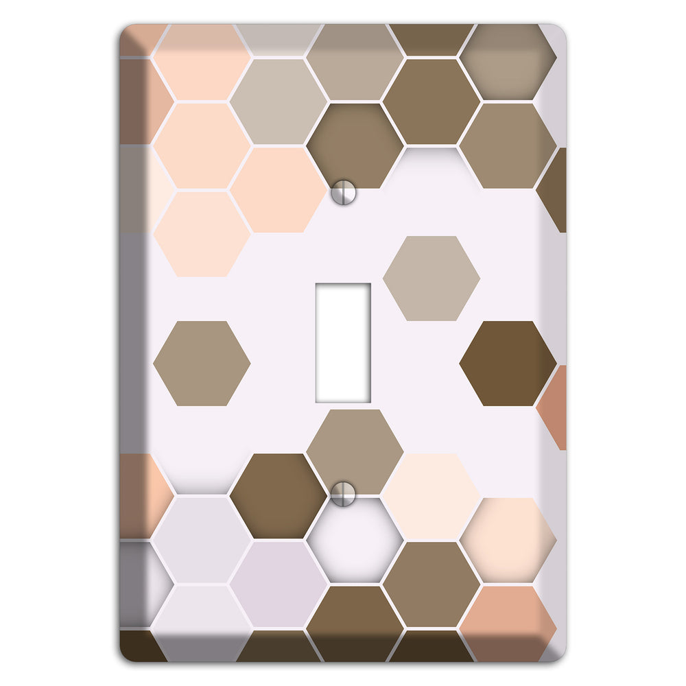 Clay & Terracotta Geometric Tiling Cover Plates