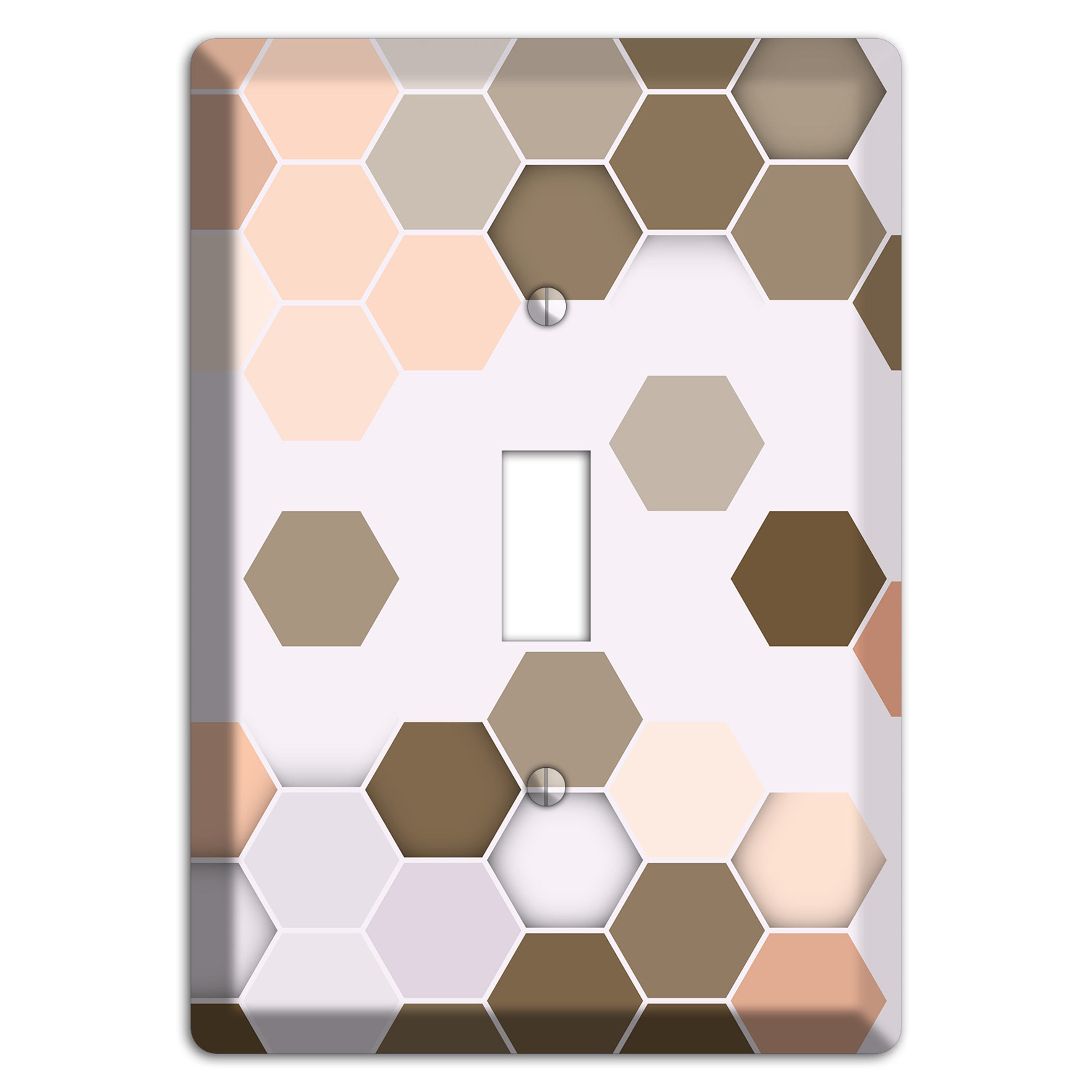 Clay & Terracotta Geometric Tiling Cover Plates
