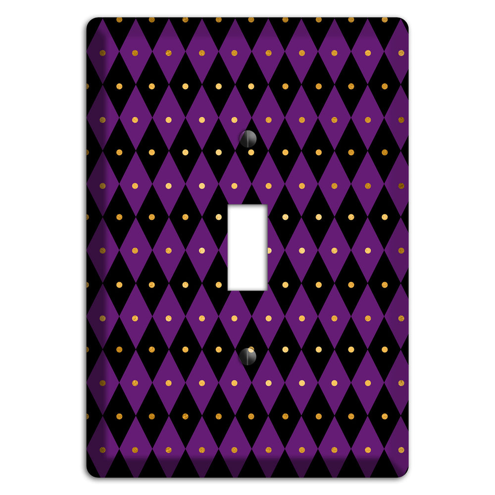 Royal Check: Violet Cover Plates