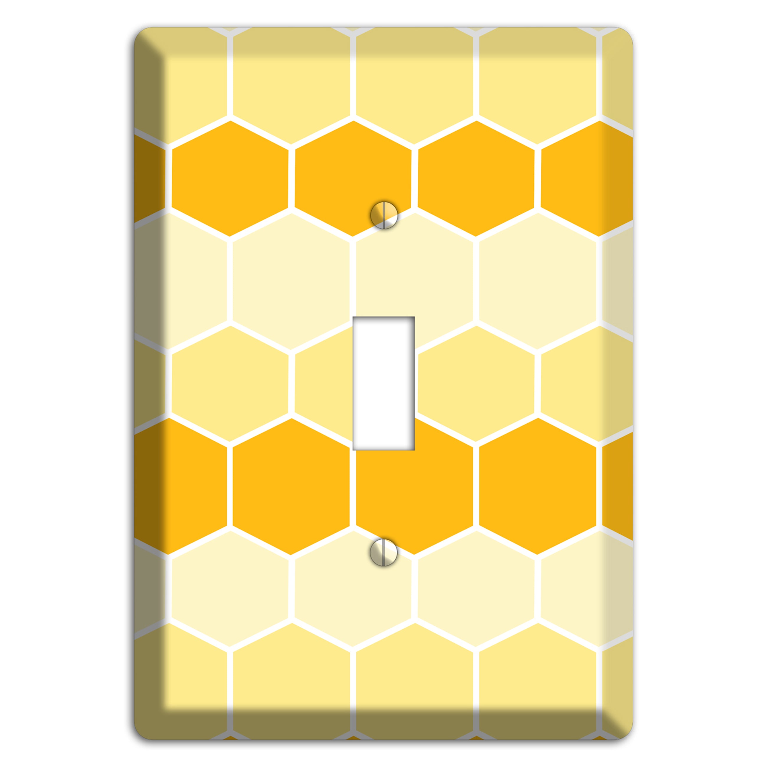Golden Hollow Grid Cover Plates