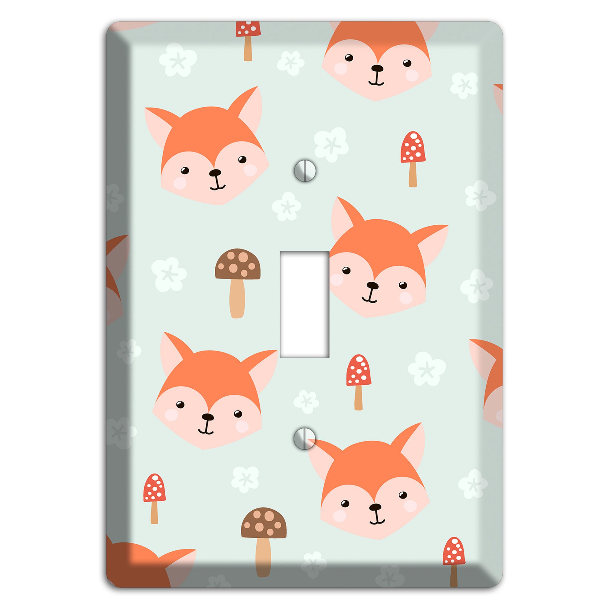 Fox & Fungi Friends Cover Plates