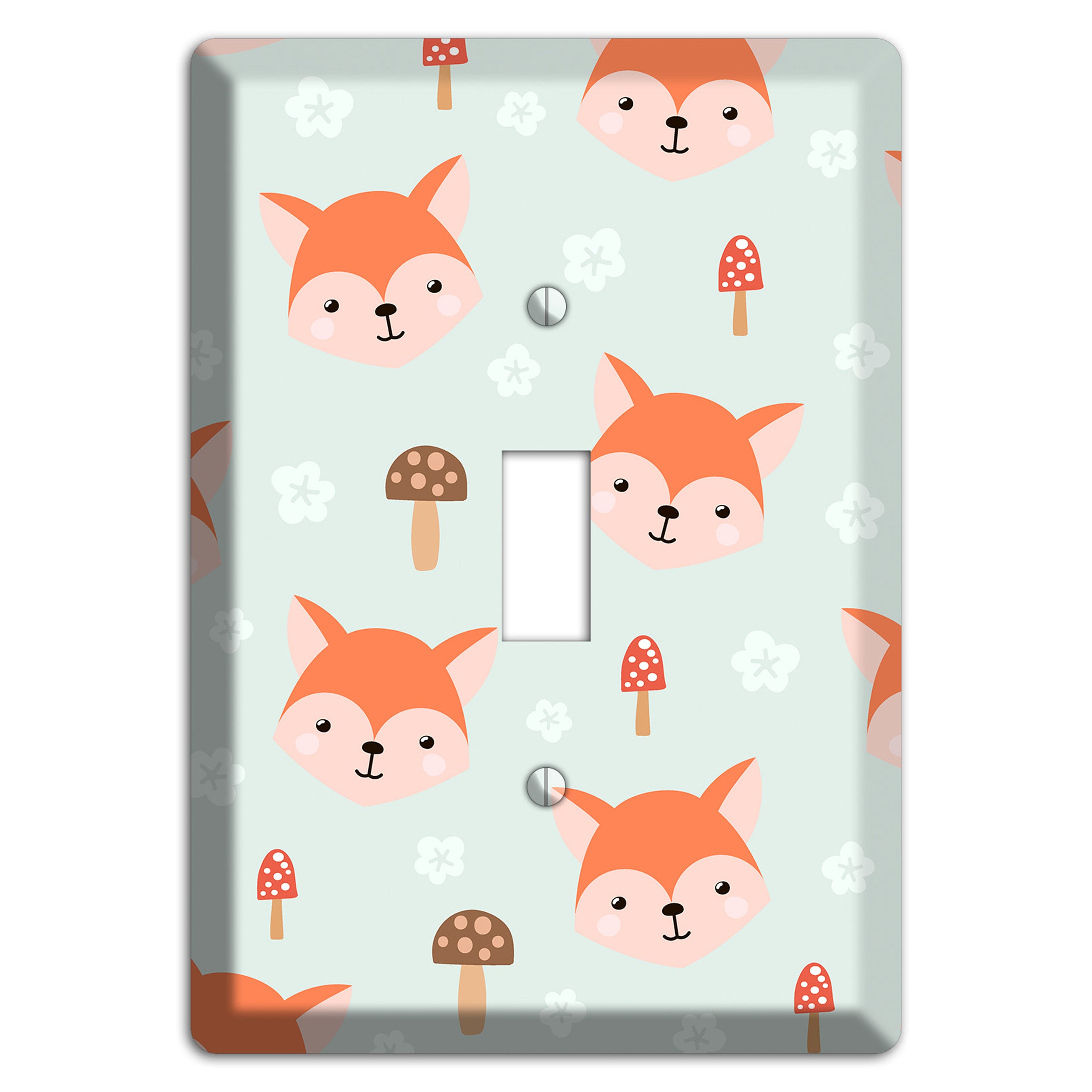 Fox & Fungi Friends Cover Plates