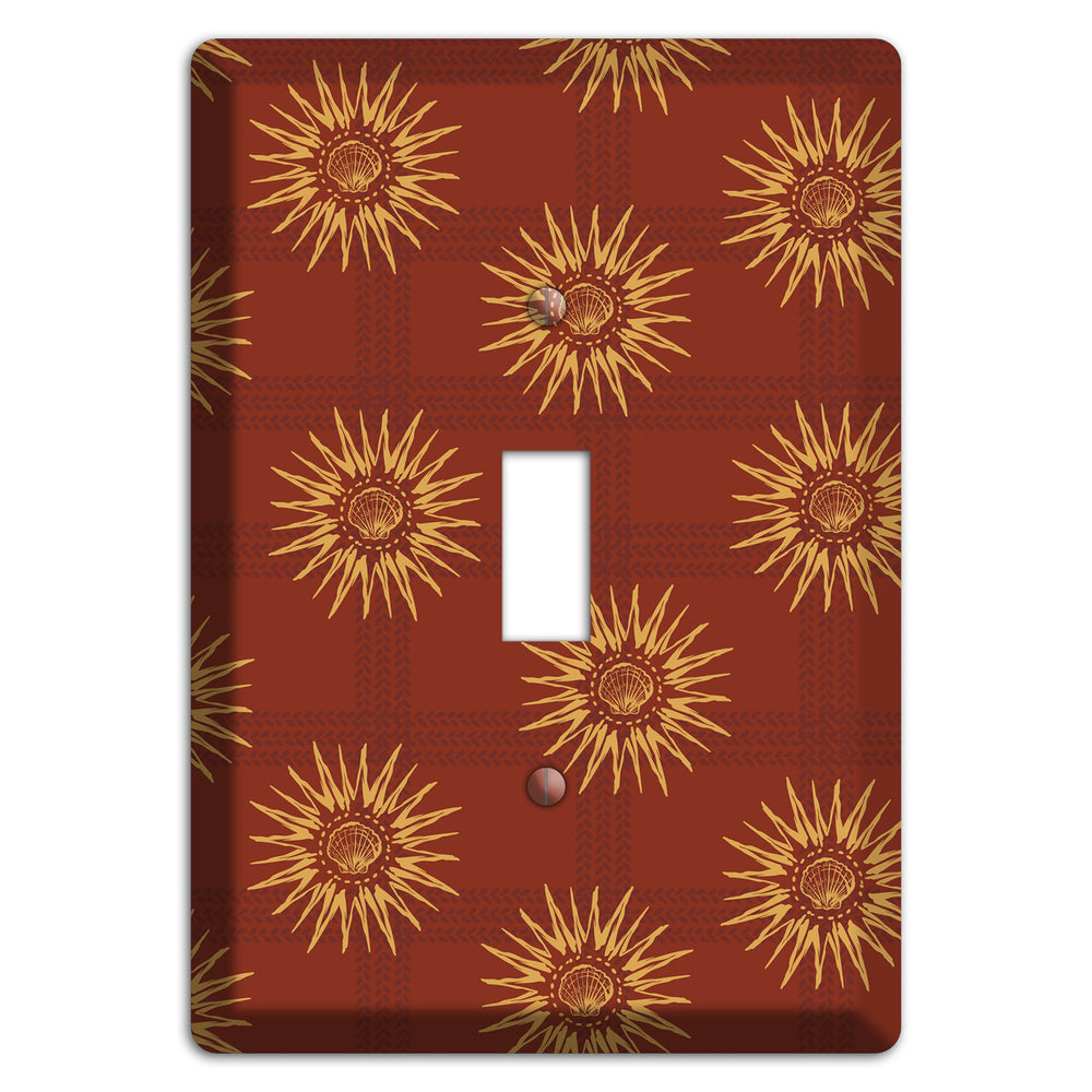 Russet Sun Plaid Cover Plates