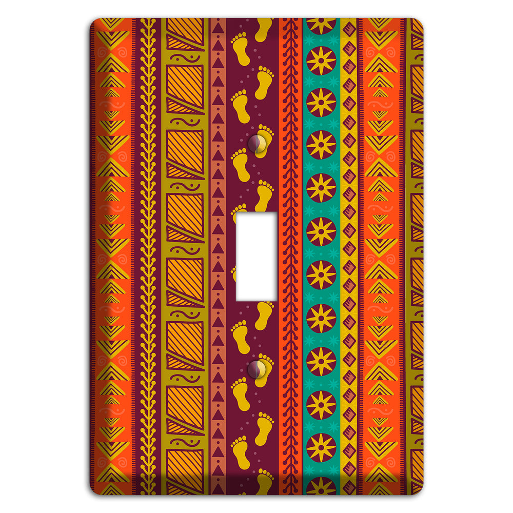 Tribal Footsteps Cover Plates