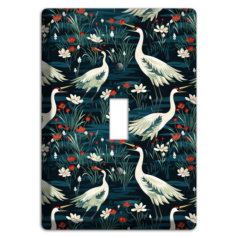 Midnight Lotus Marsh Cover Plates
