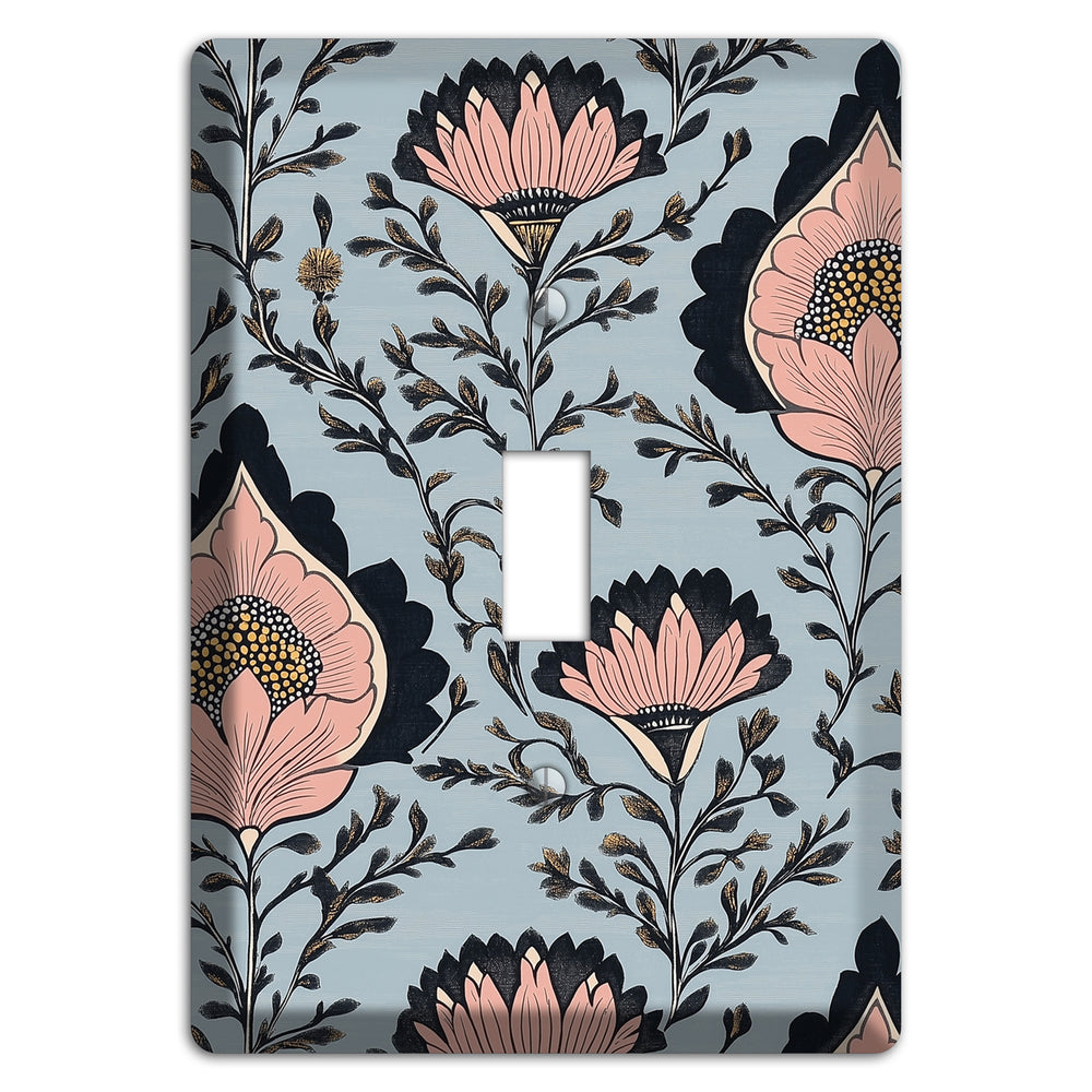 Lotus & Damask Dusk Cover Plates