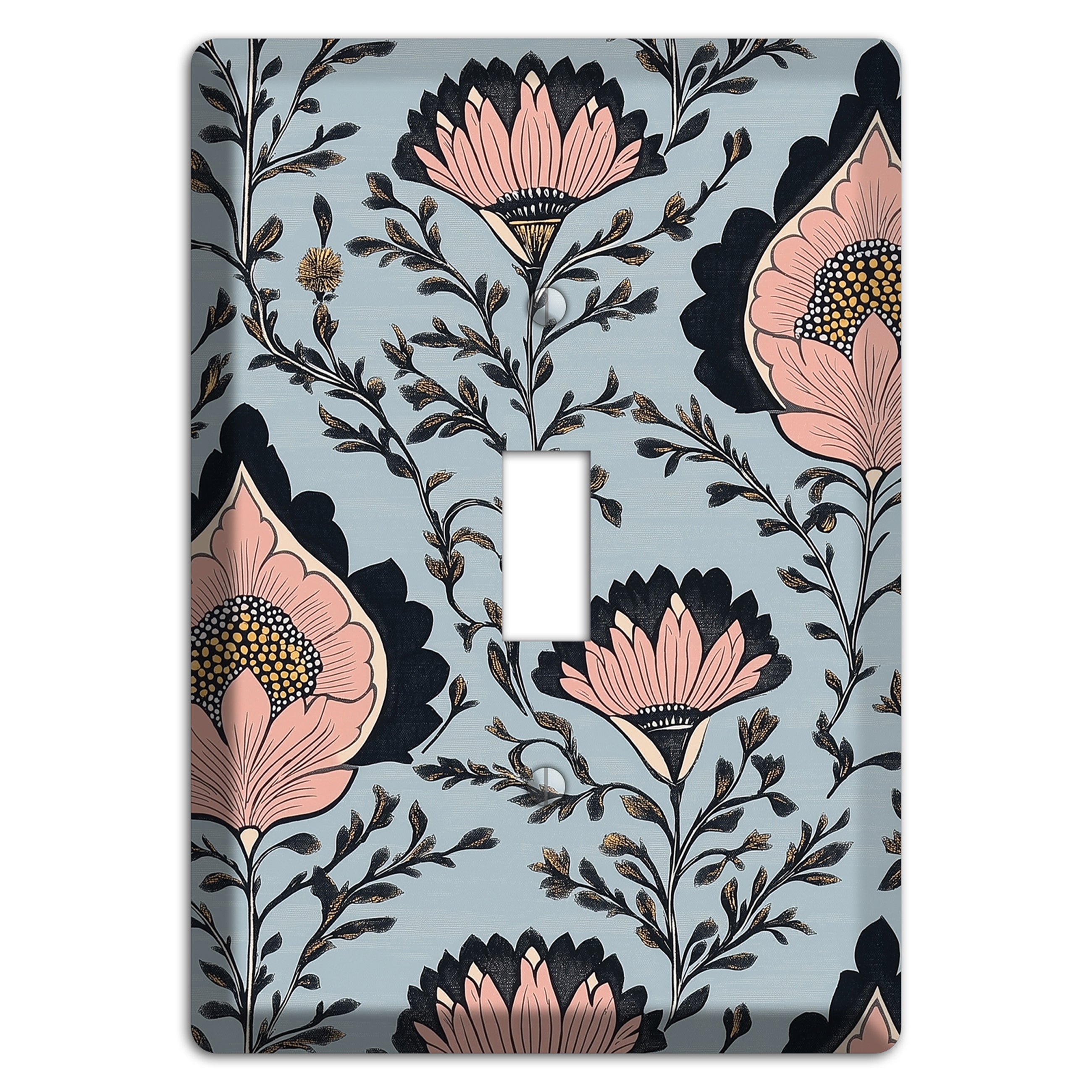 Lotus & Damask Dusk Cover Plates