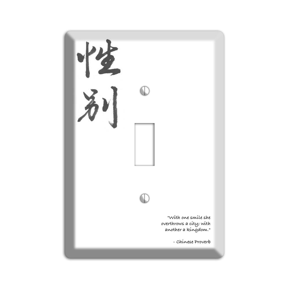 Sex Chinese Proverbs Cover Plates