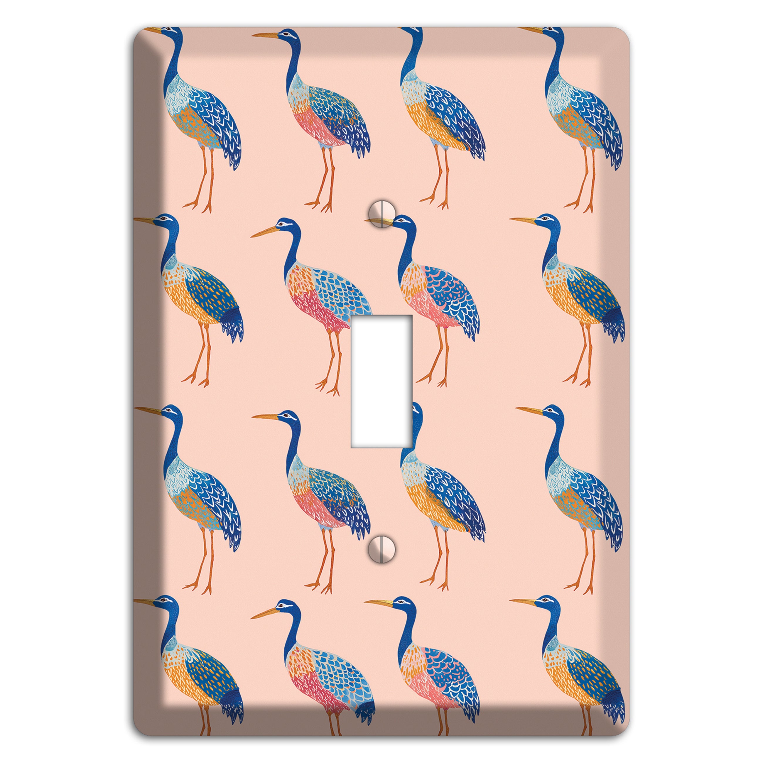 Blush Heron Parade Cover Plates
