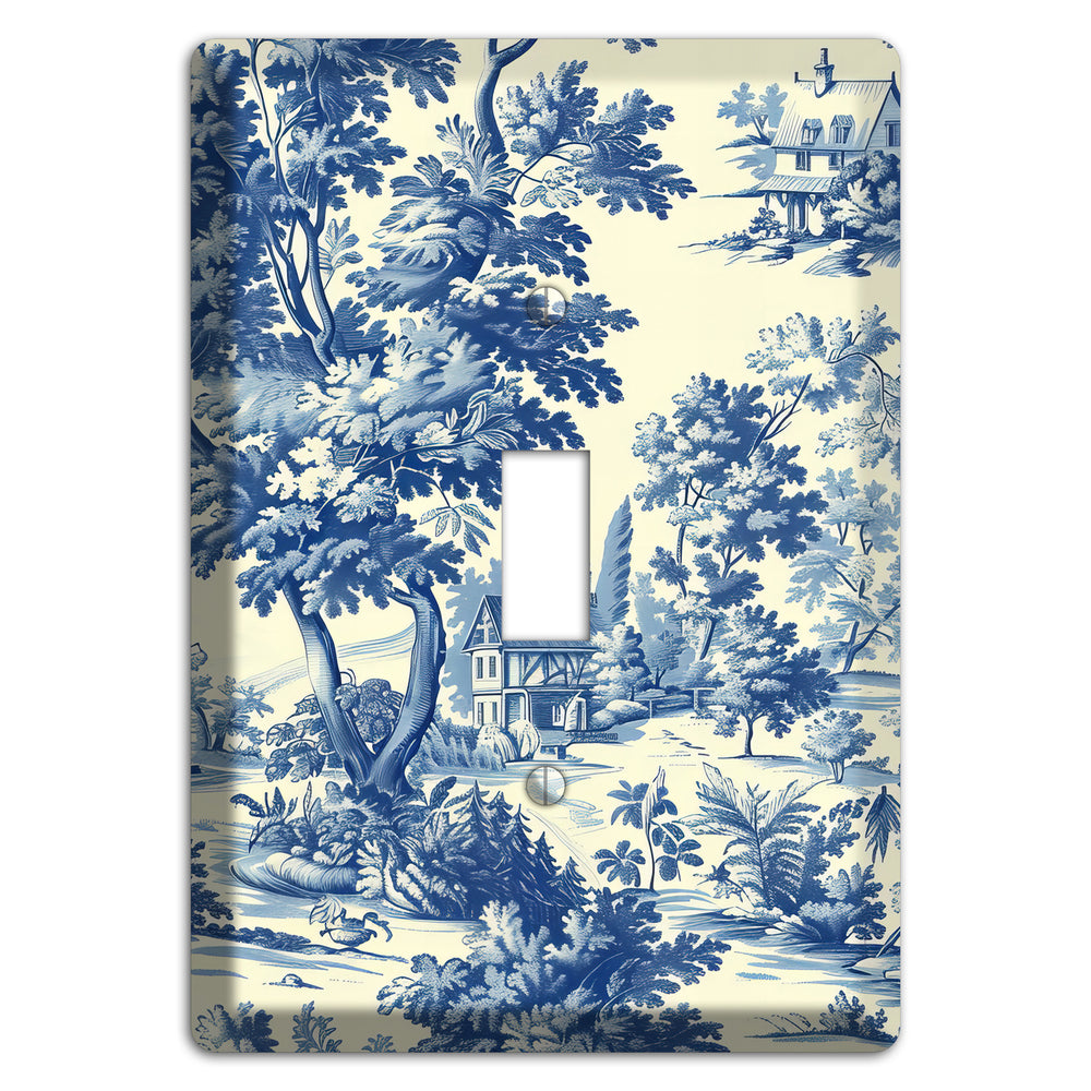 Country Estate Toile Cover Plates