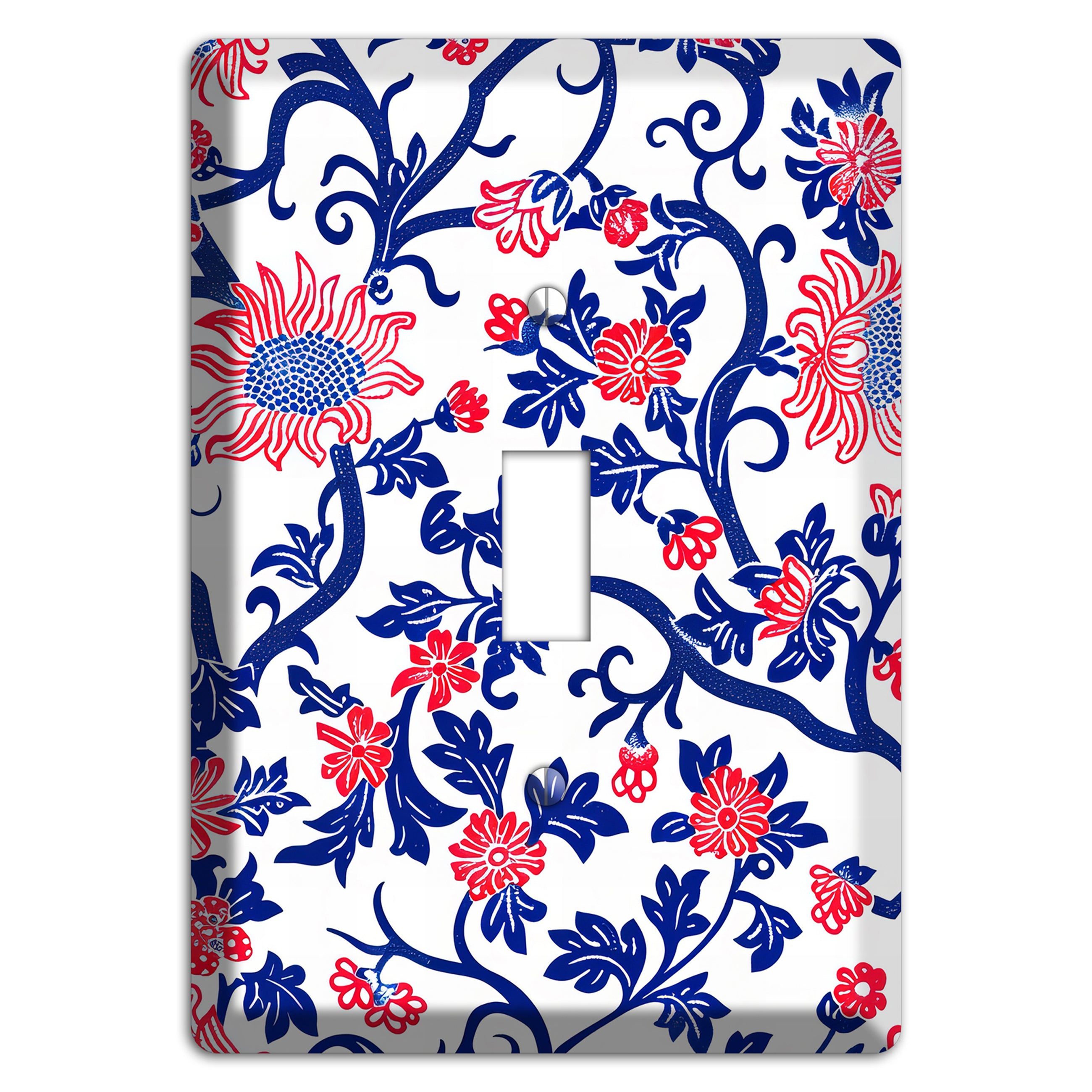 Crimson Vine Riot Cover Plates