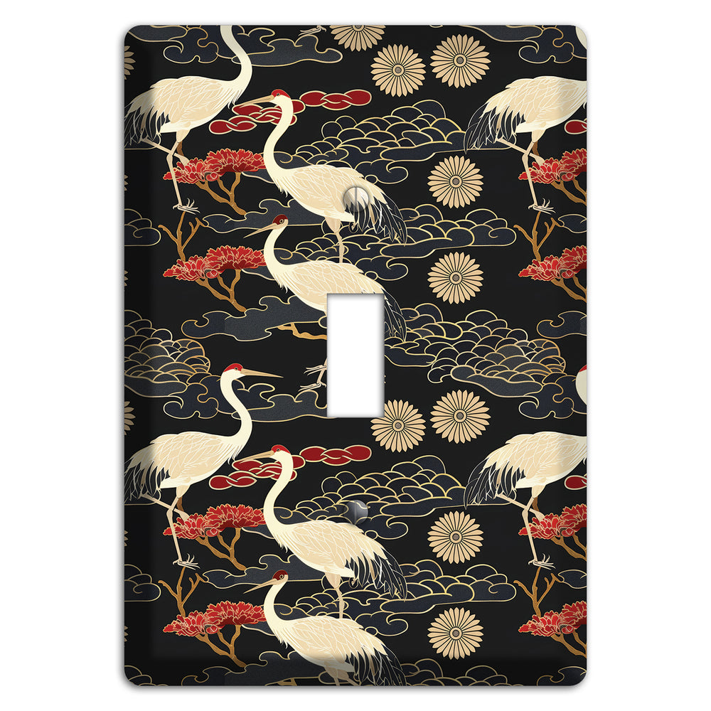 Obsidian Crane Procession Cover Plates