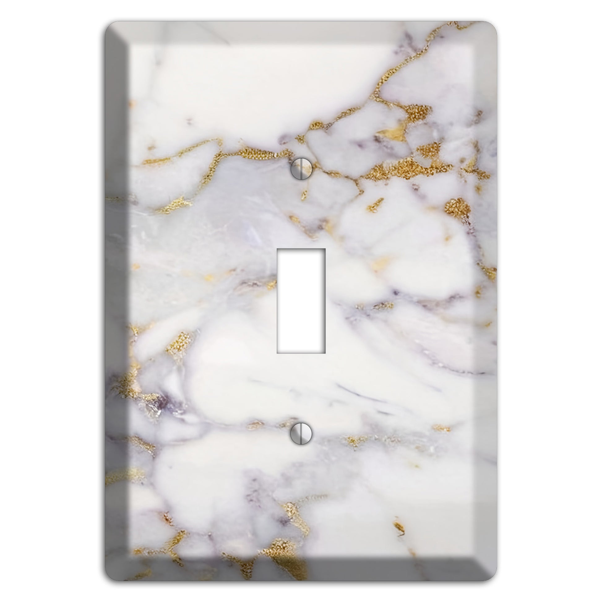 Metallic Bronze Marble Cover Plates