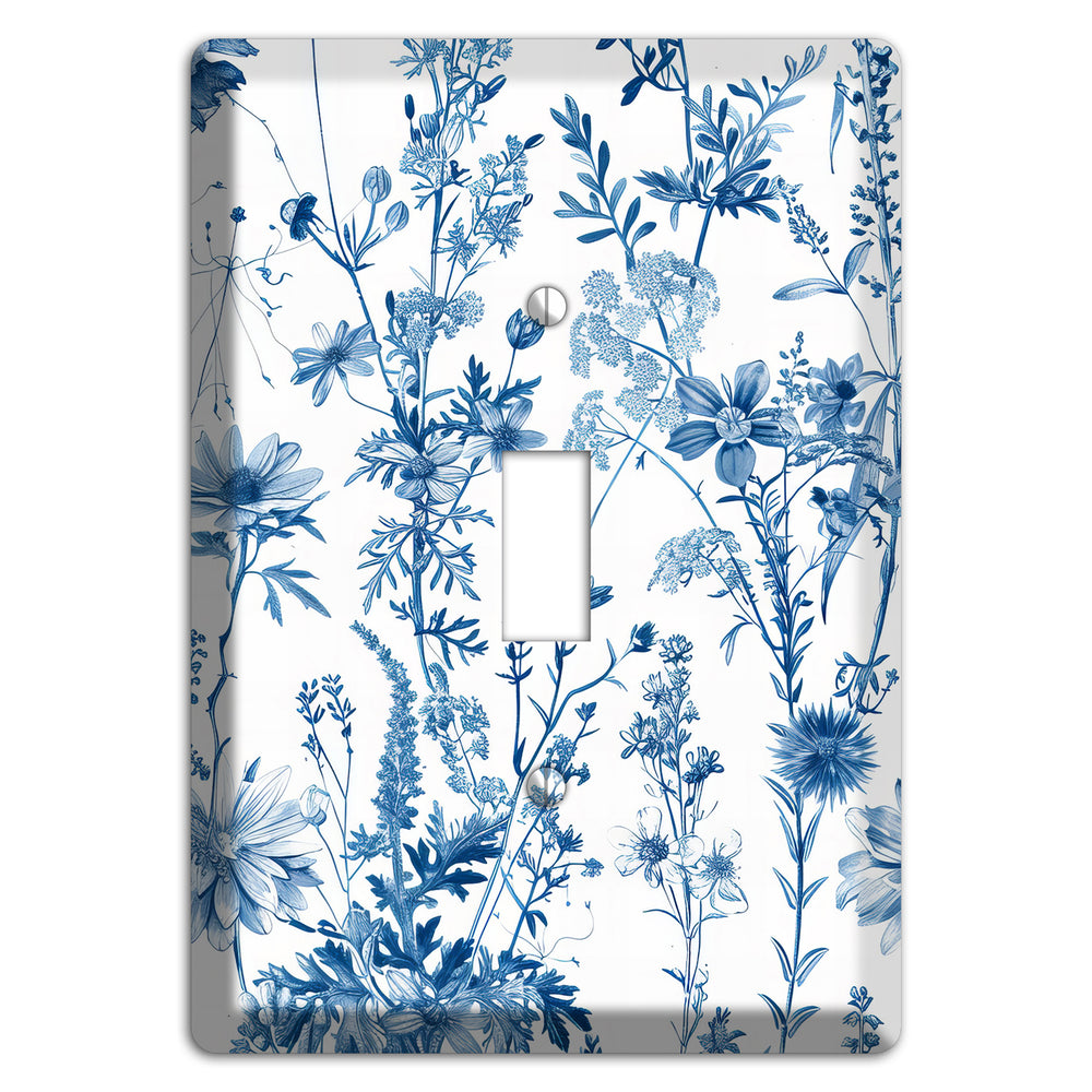 Meadow Pressed Blue Cover Plates