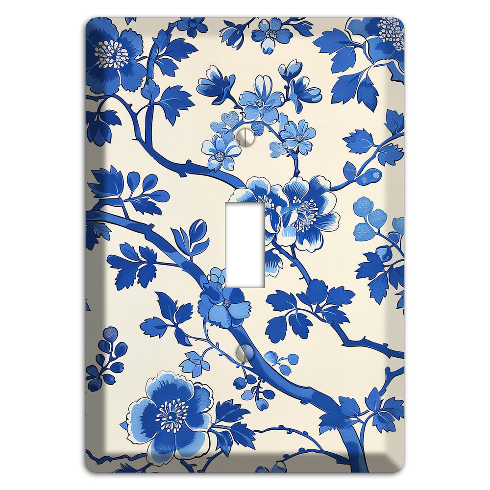 Porcelain Garden Bloom Cover Plates