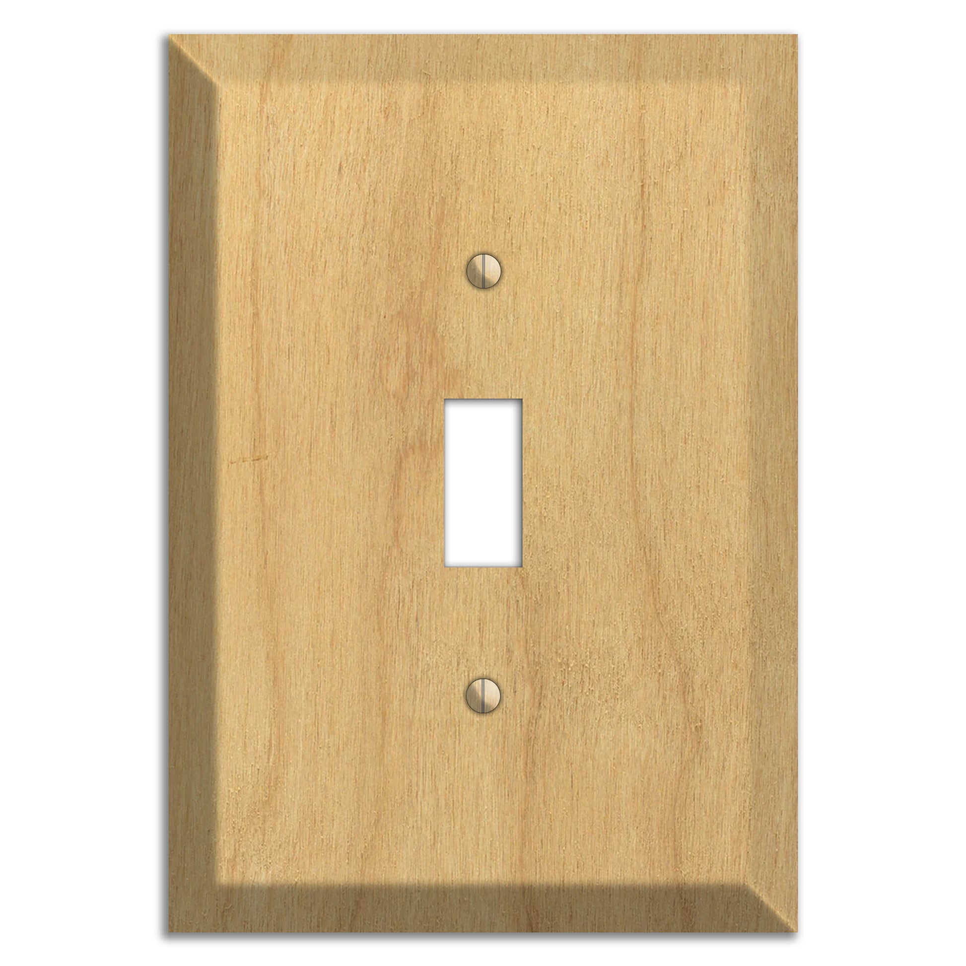 Unfinished Alder Wood Cover Plates