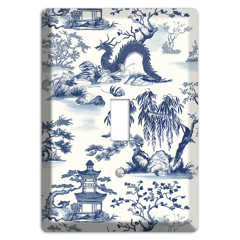 Dragon & Pagoda Cover Plates