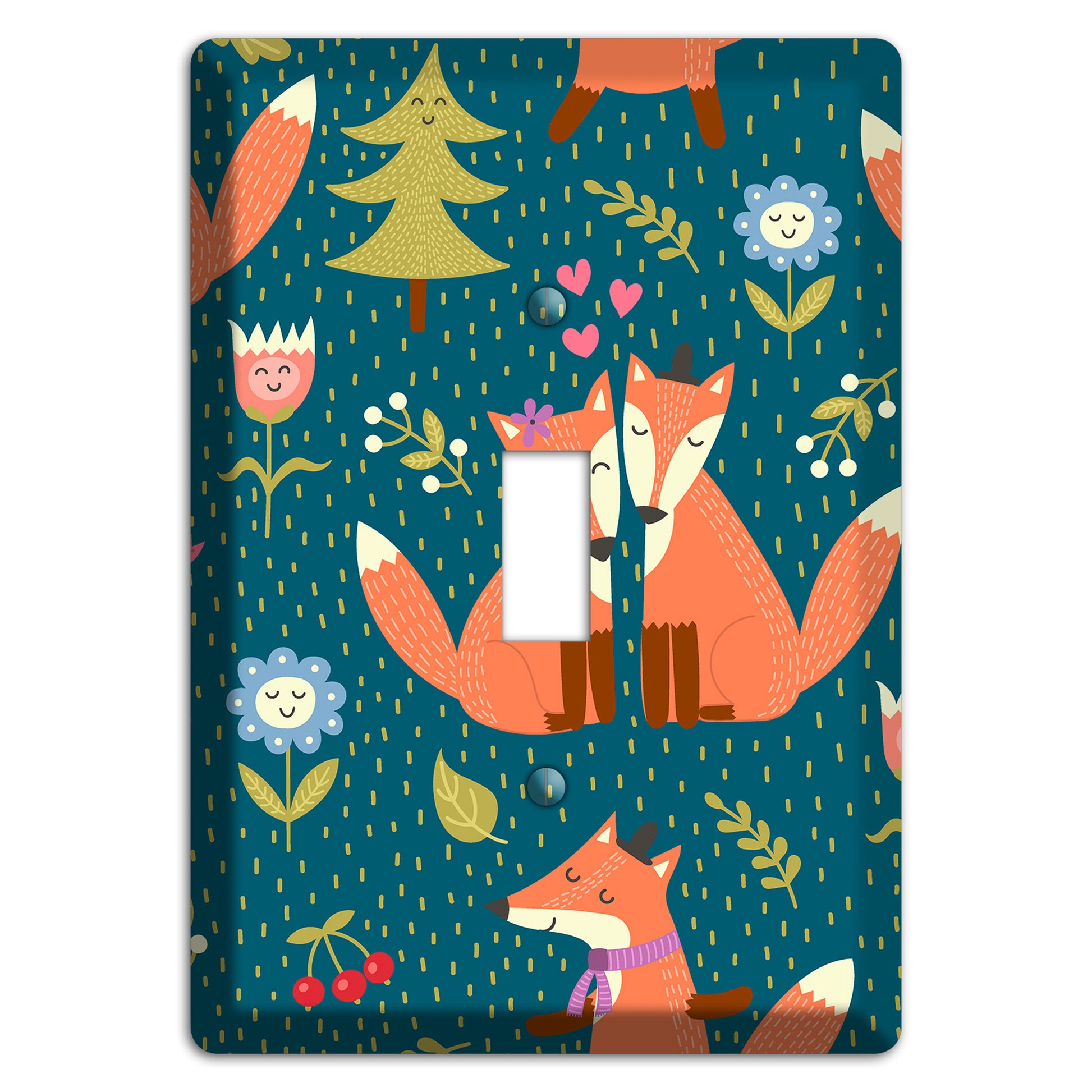 Fox Garden Love Cover Plates