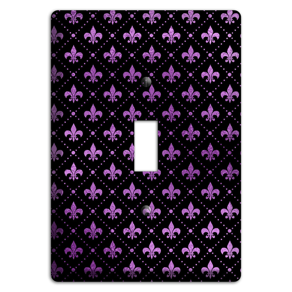 Royal Lilac Grid Cover Plates