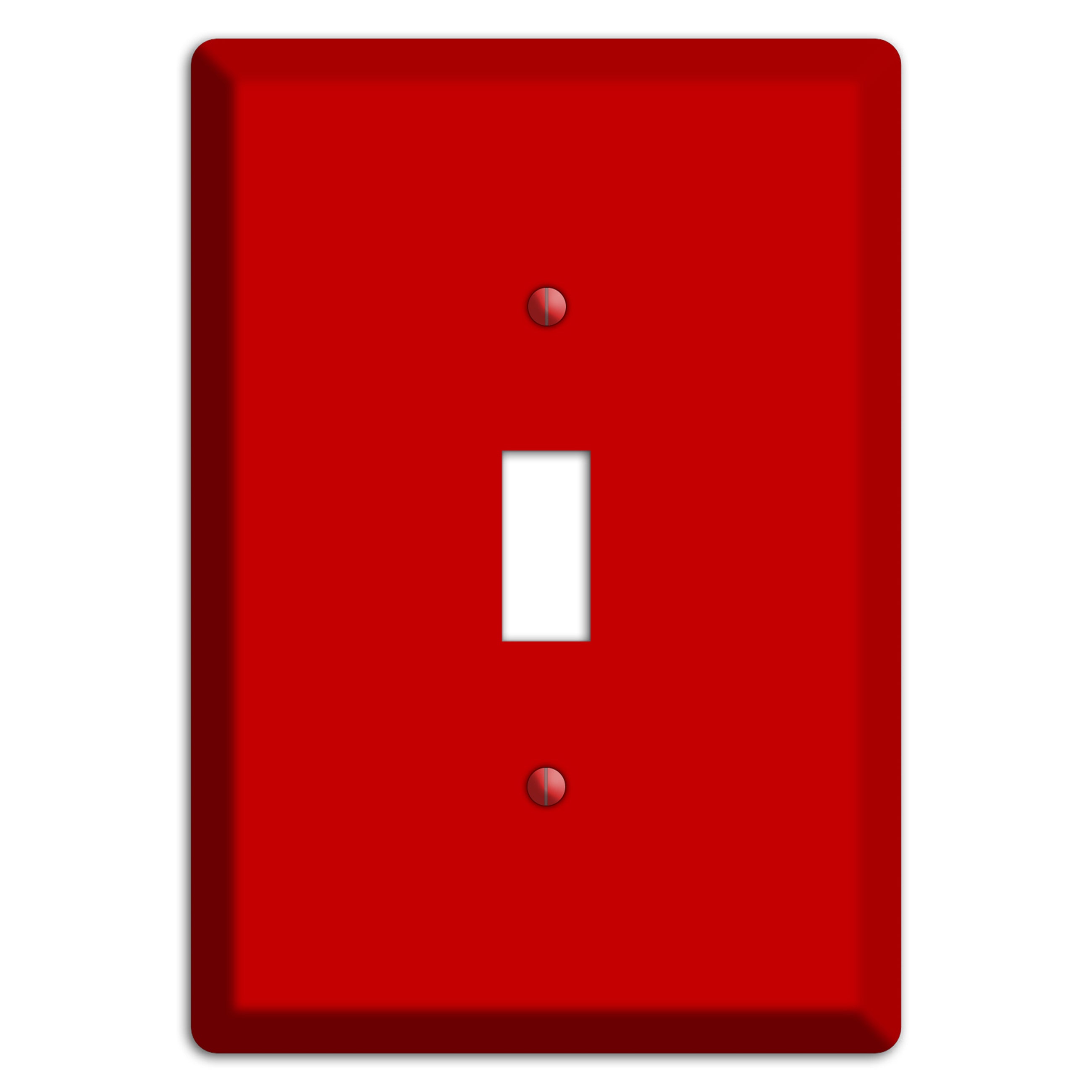 Baxter Scarlet Red Cover Plates