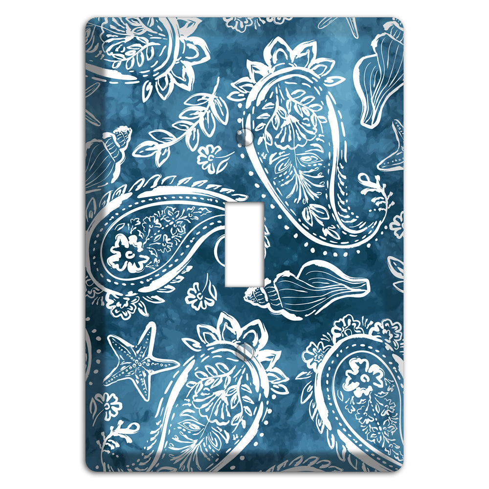 Indigo Tide Paisley Cover Plates