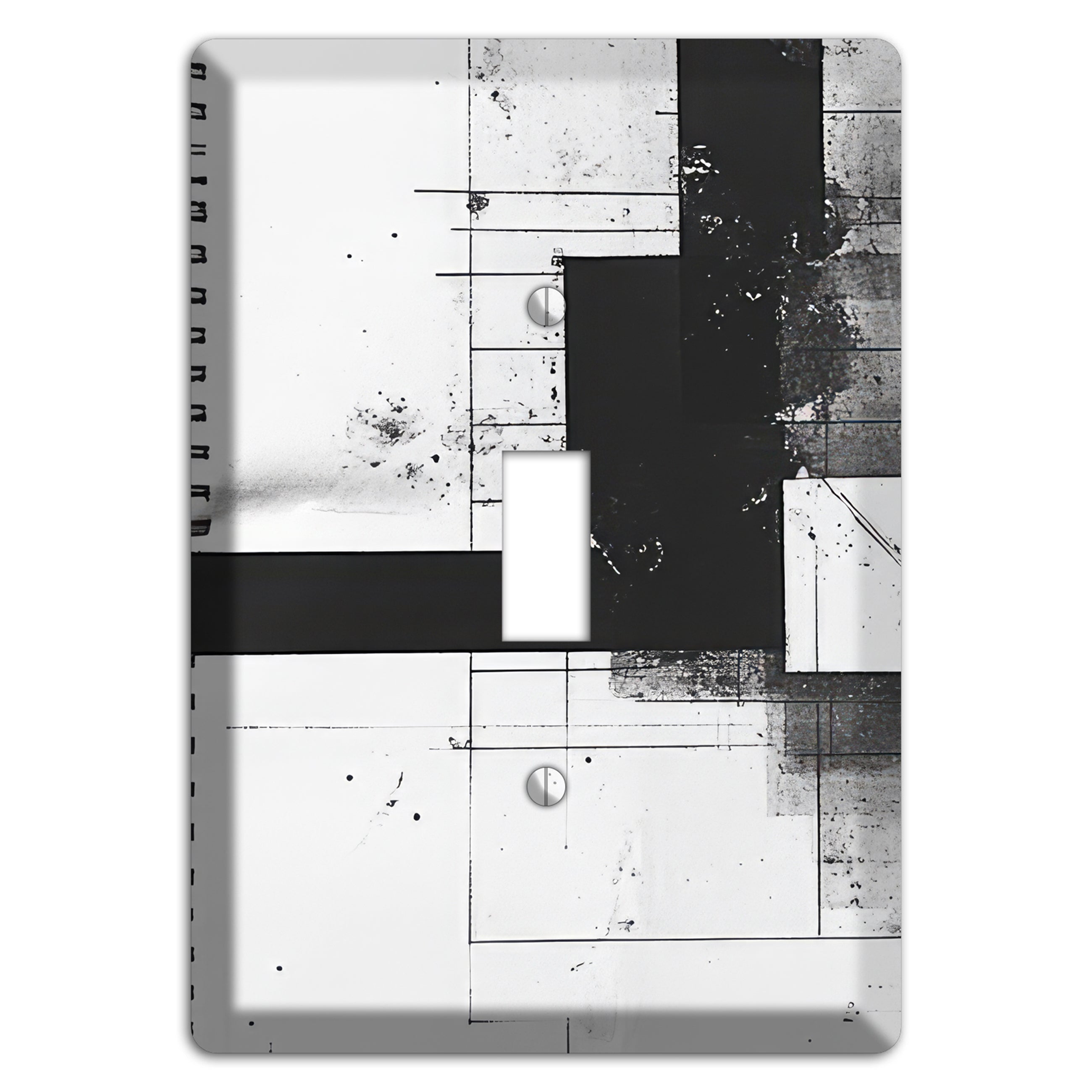Fractured Blueprint Cover Plates