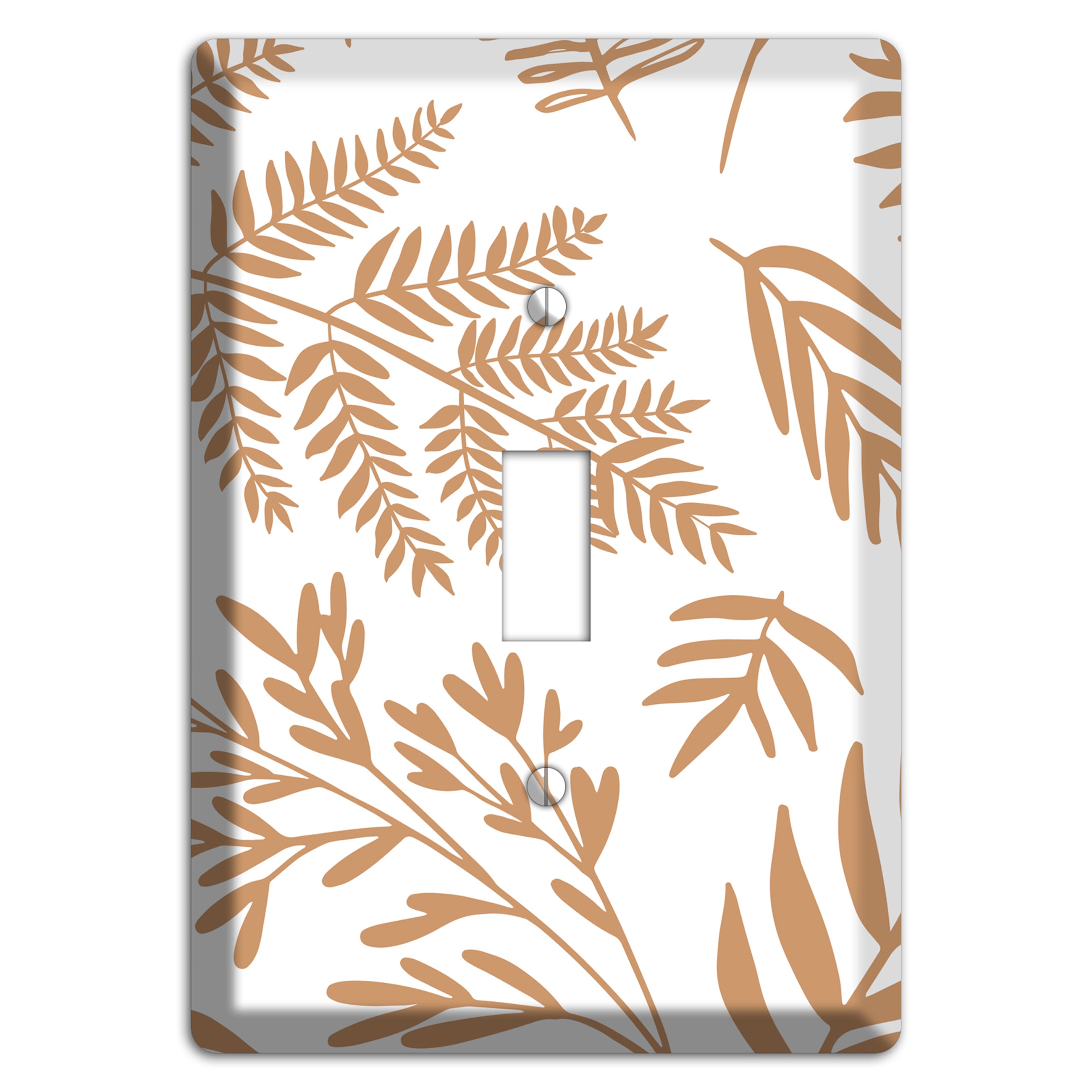 Scattered Fronds Cover Plates