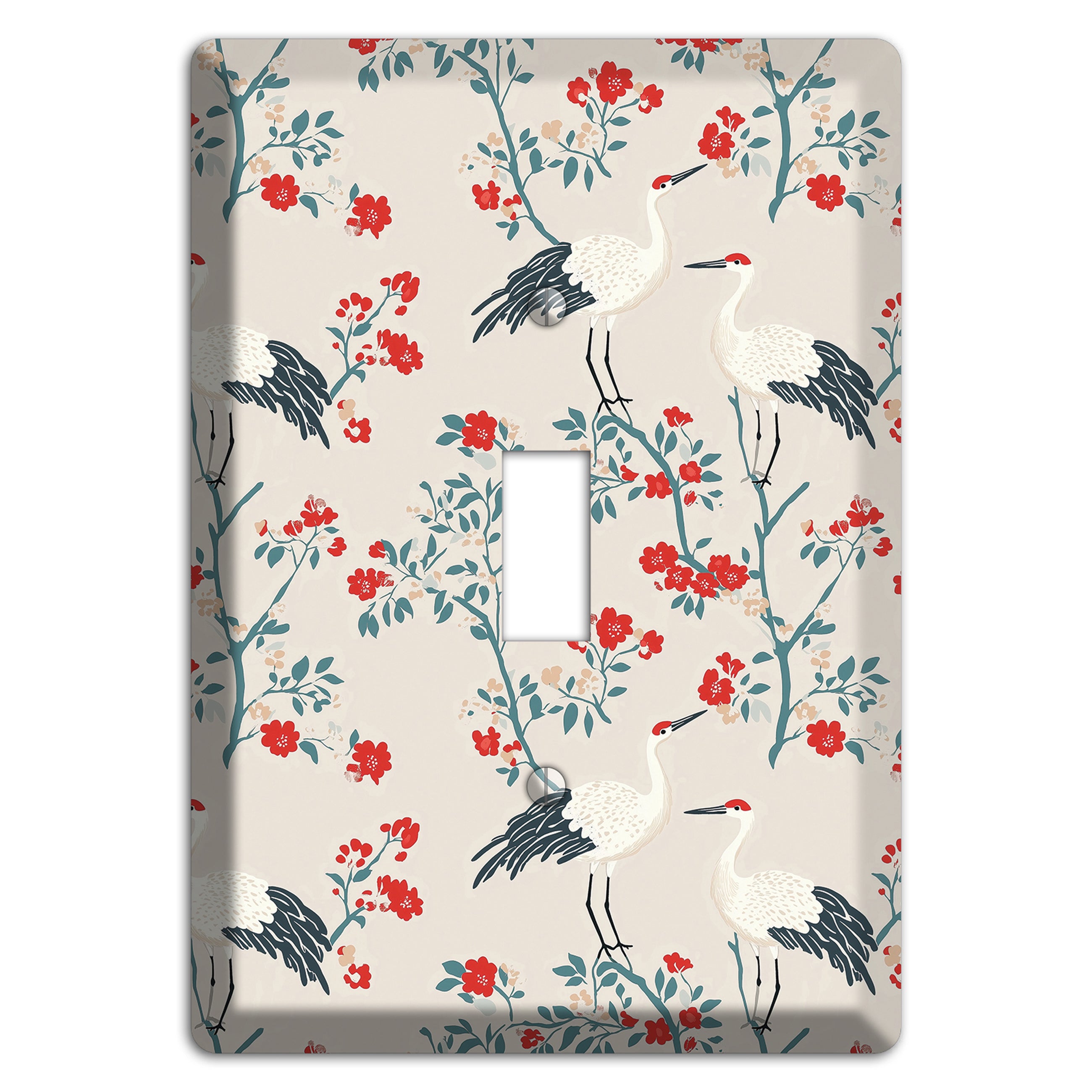 Ivory Blossom Vigil Cover Plates